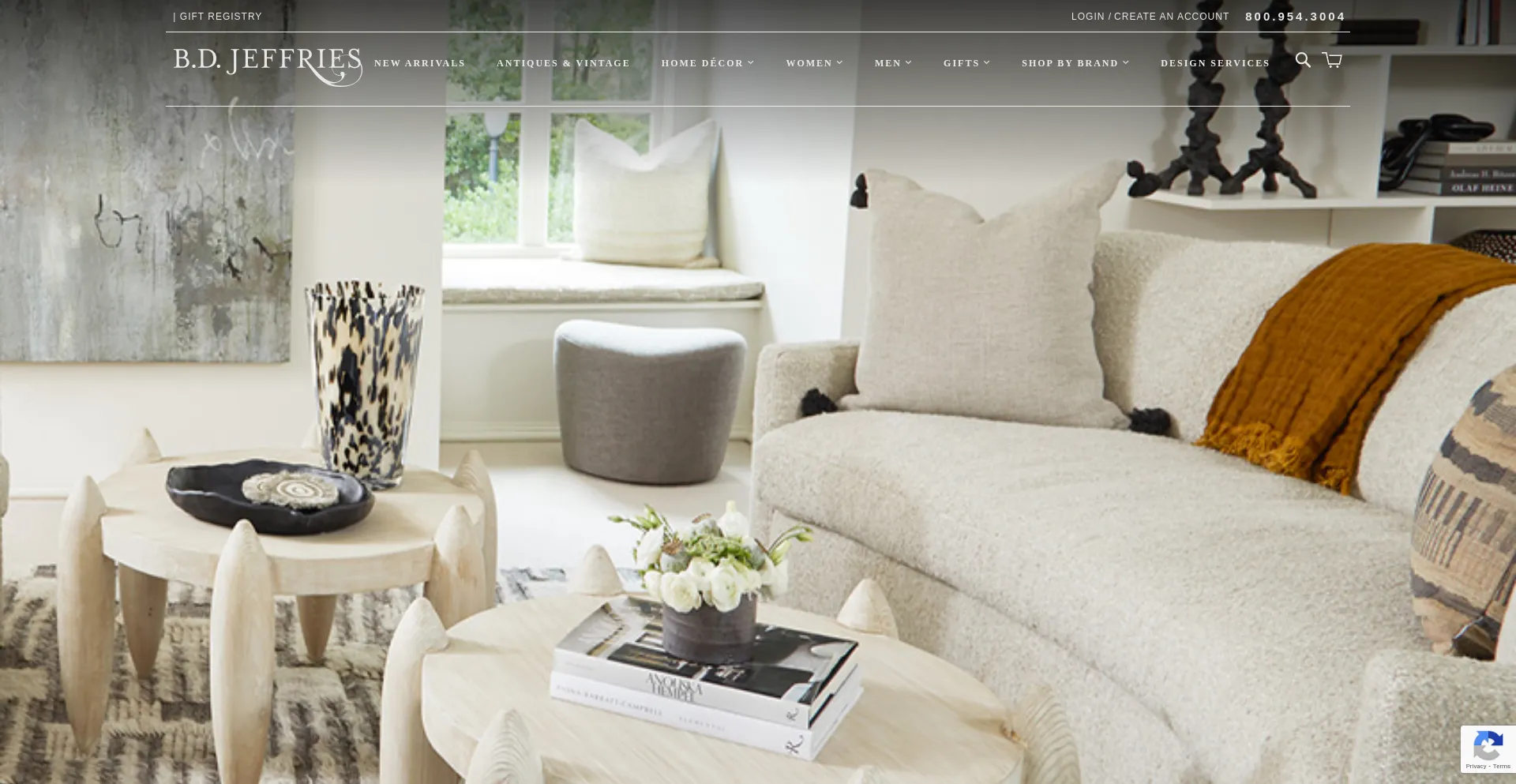 Website screenshot of Bdjeffries.com