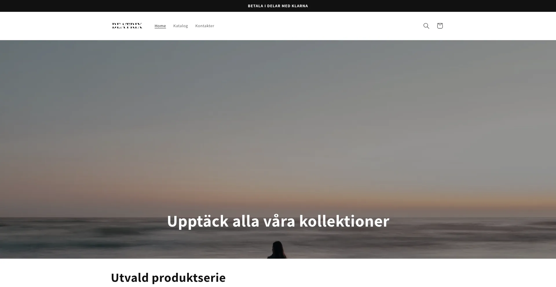 Website screenshot of Beatrixstockholm.shop