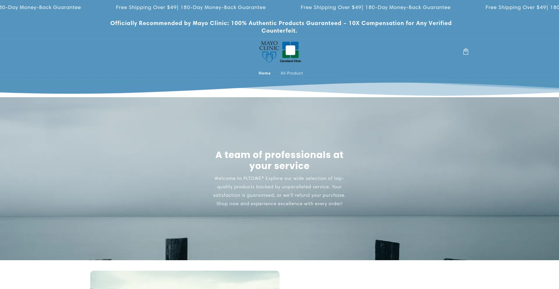 Website screenshot of Beautylifeukvip.store