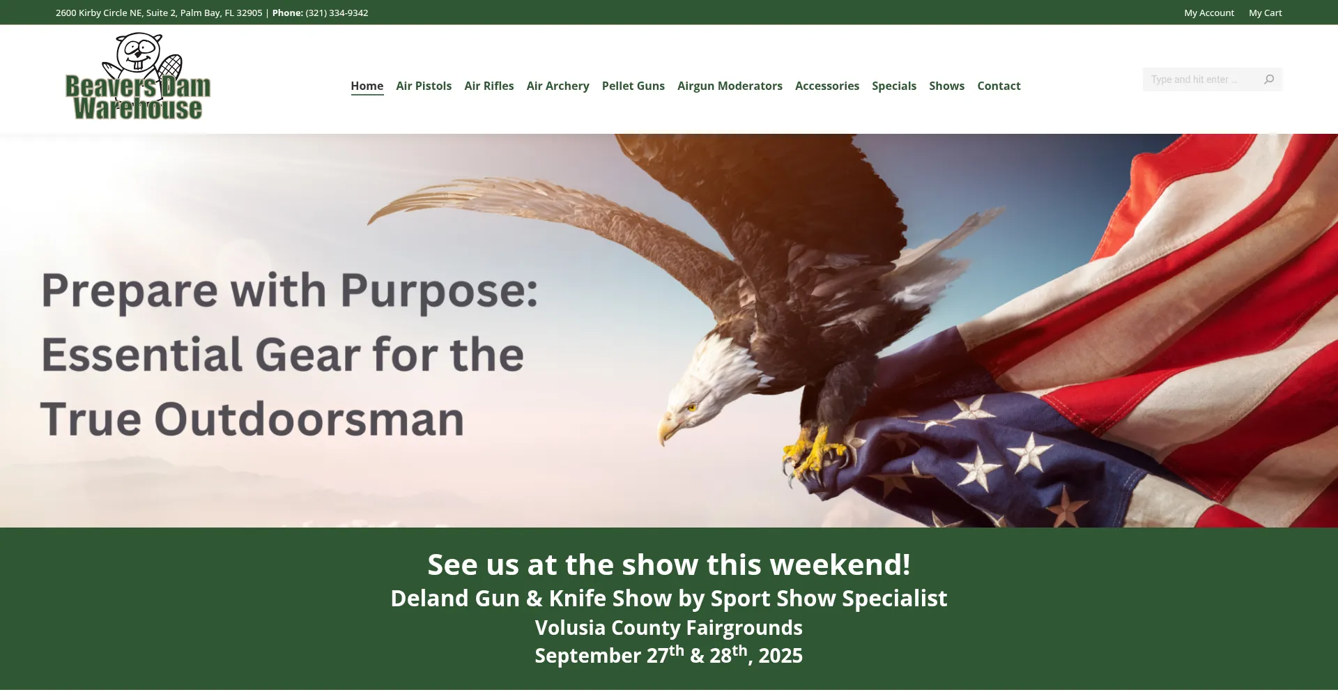 Beaversdamwarehouse.com Screenshot