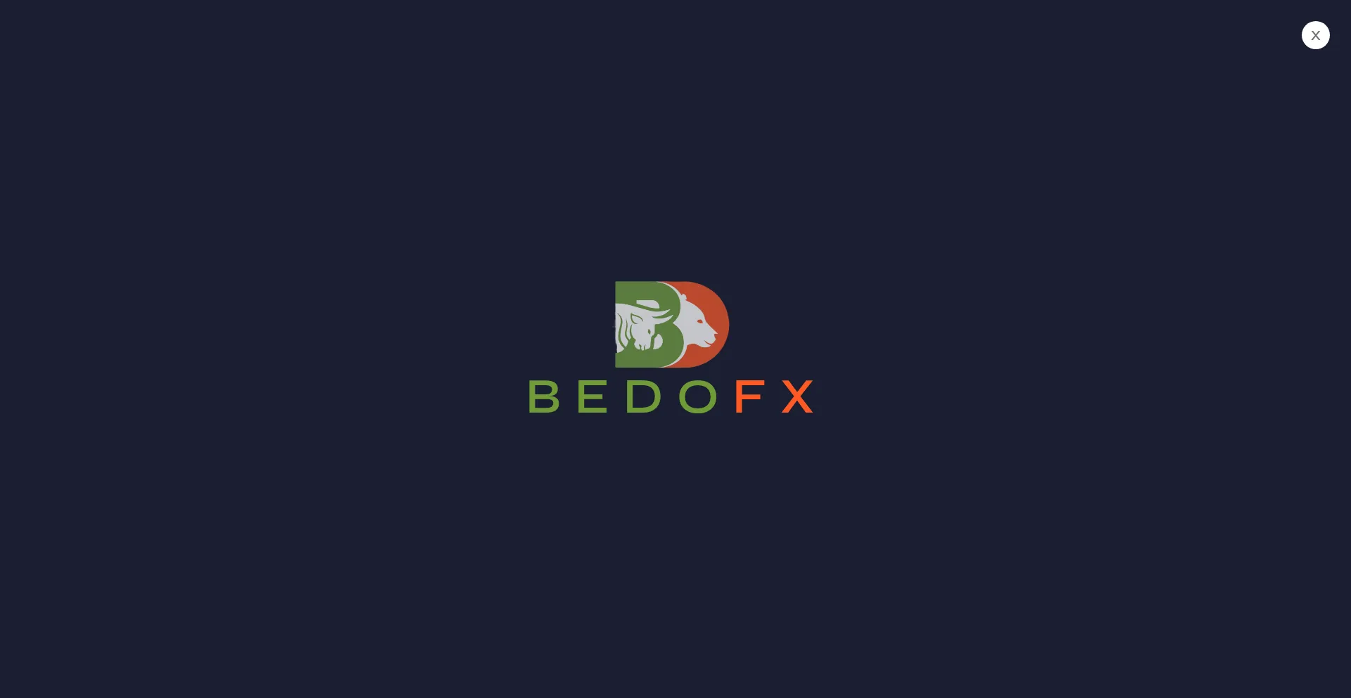 Website screenshot of Bedofx.com