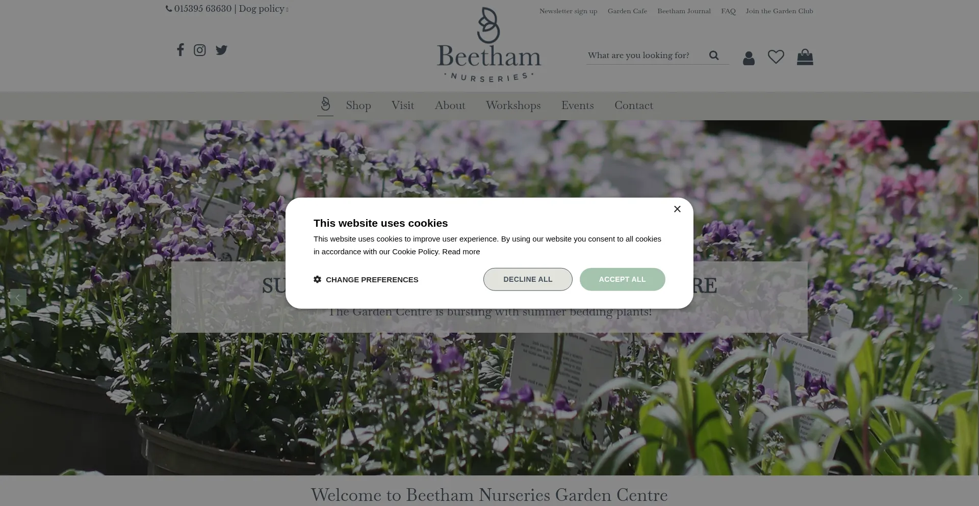 Beethamnurseries.co.uk