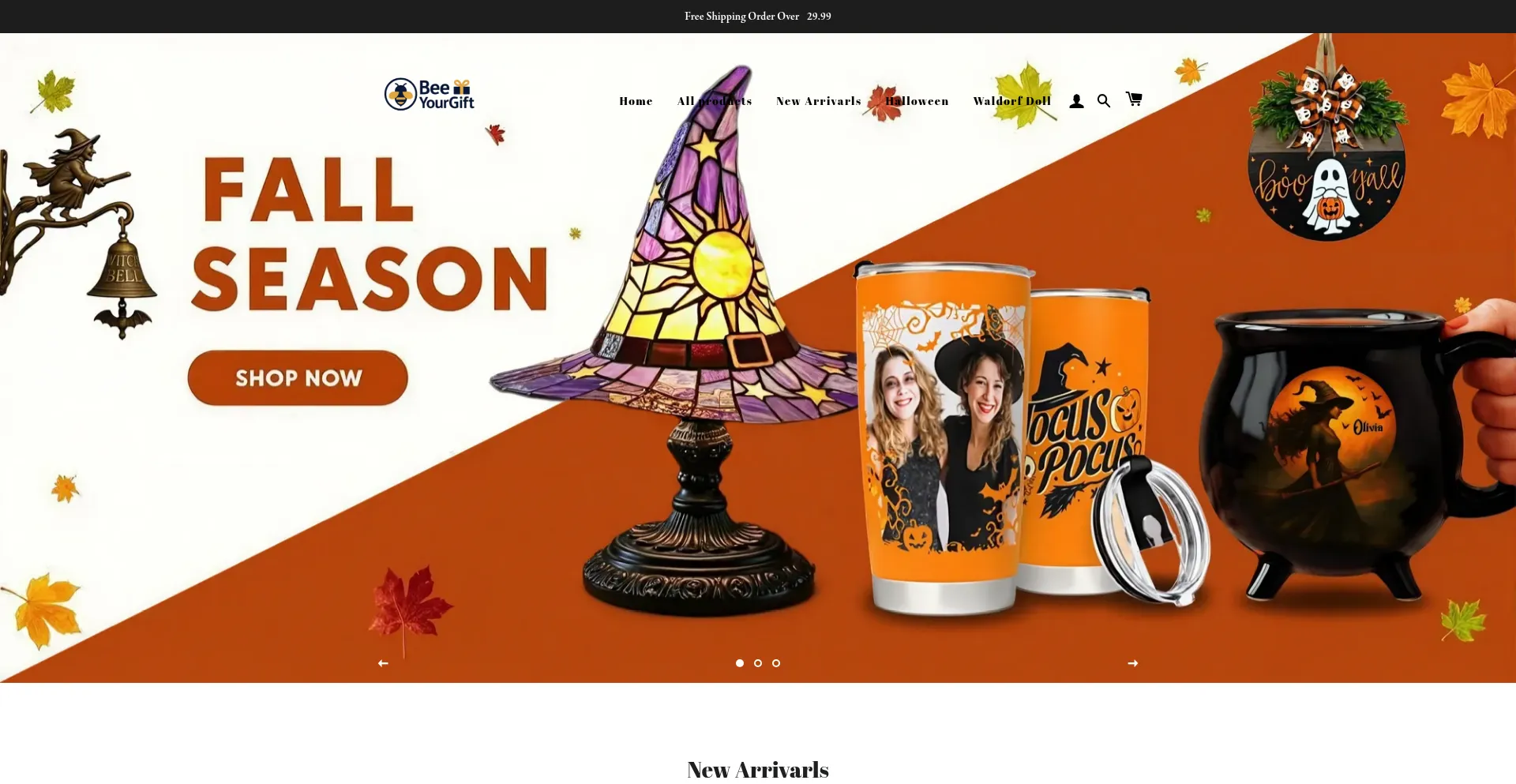 Beeyourgift.com Screenshot
