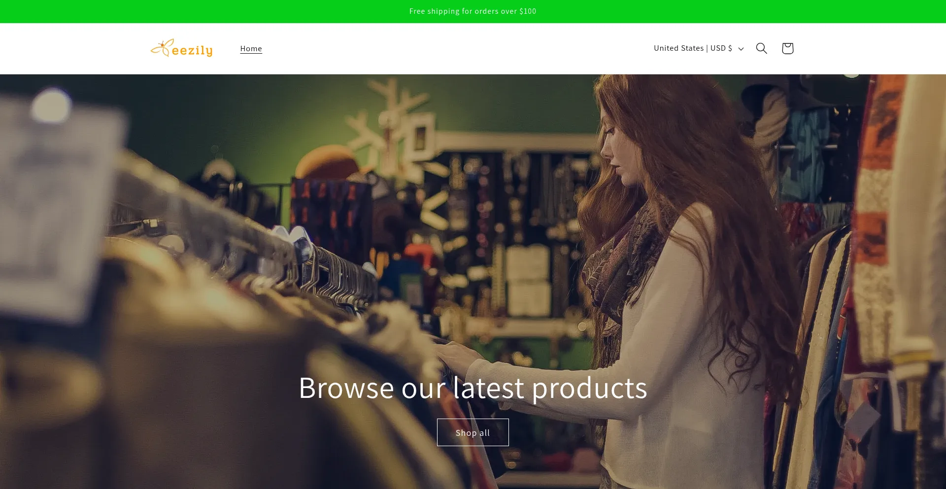 Website screenshot of Beezily.net