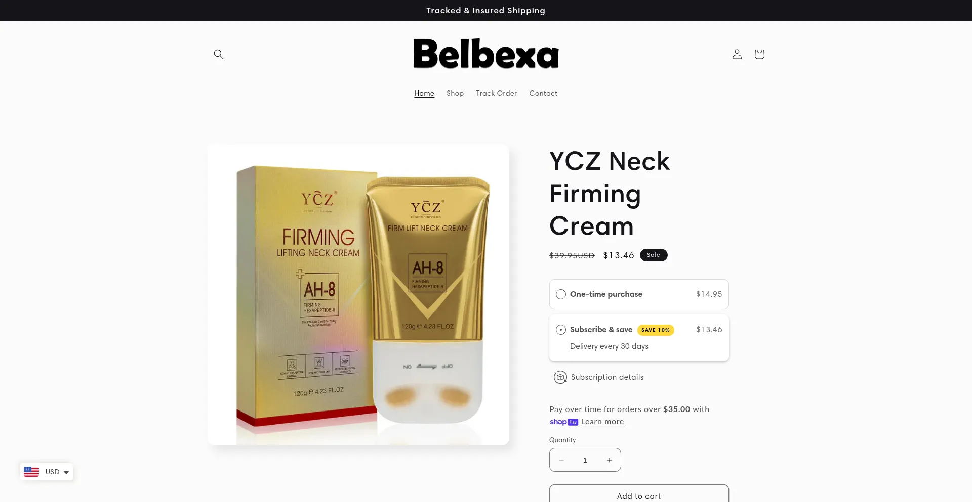Website screenshot of Belbexa.com