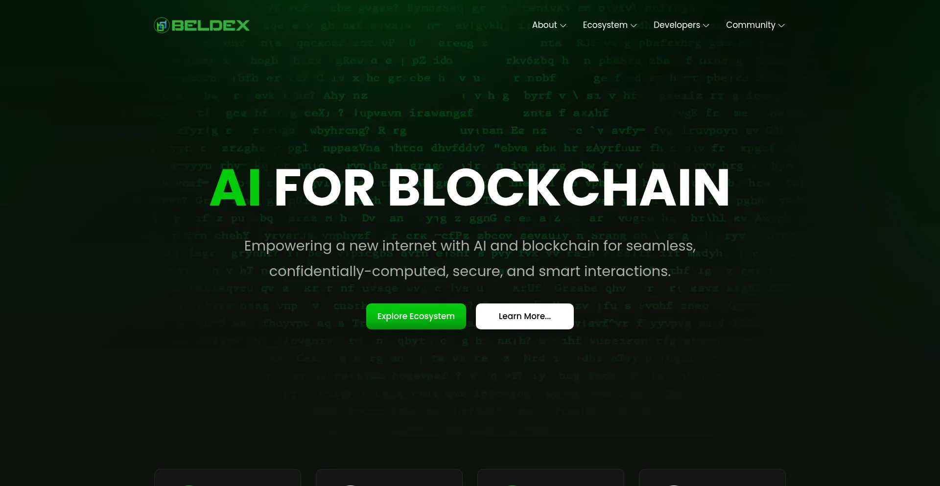 Beldex.io Screenshot