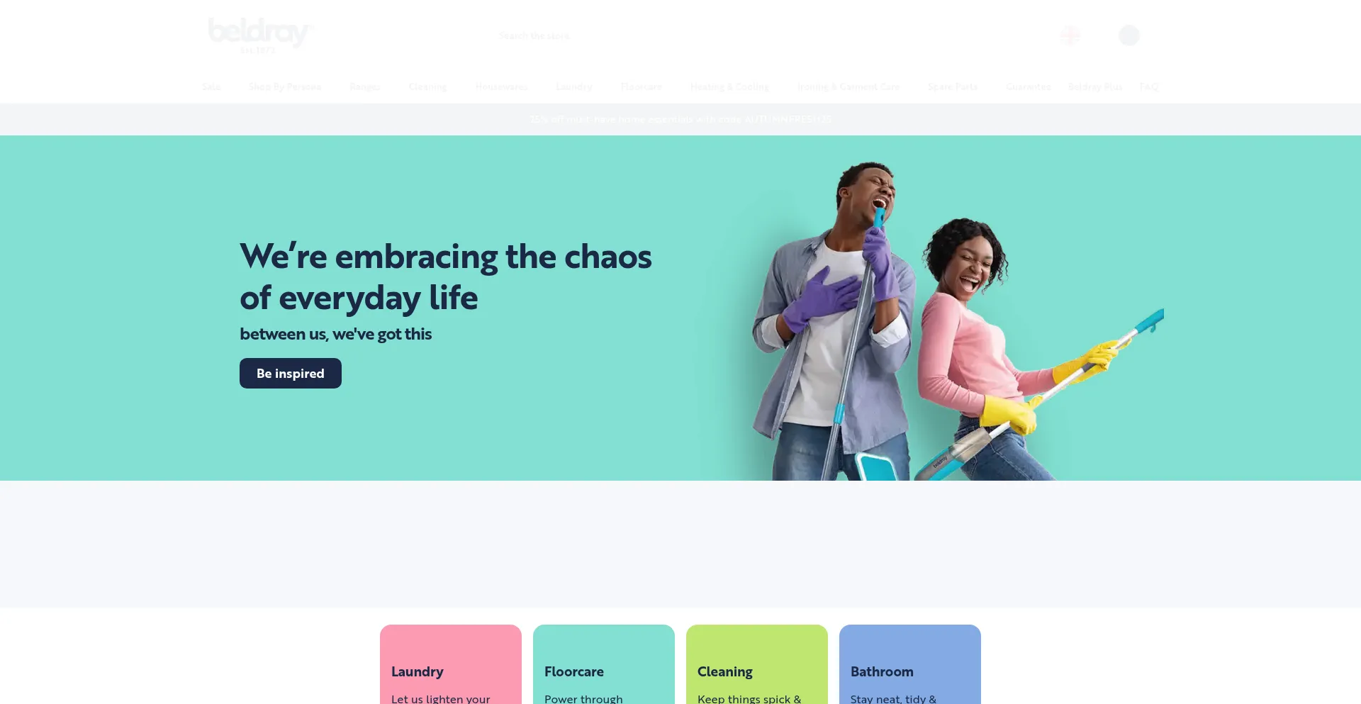 Beldray.com Screenshot