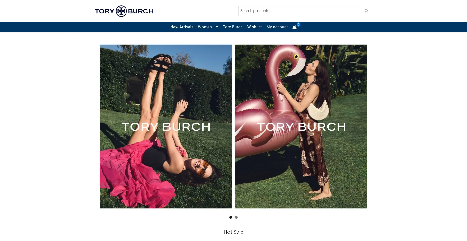 Website screenshot of Bellamelia.shop