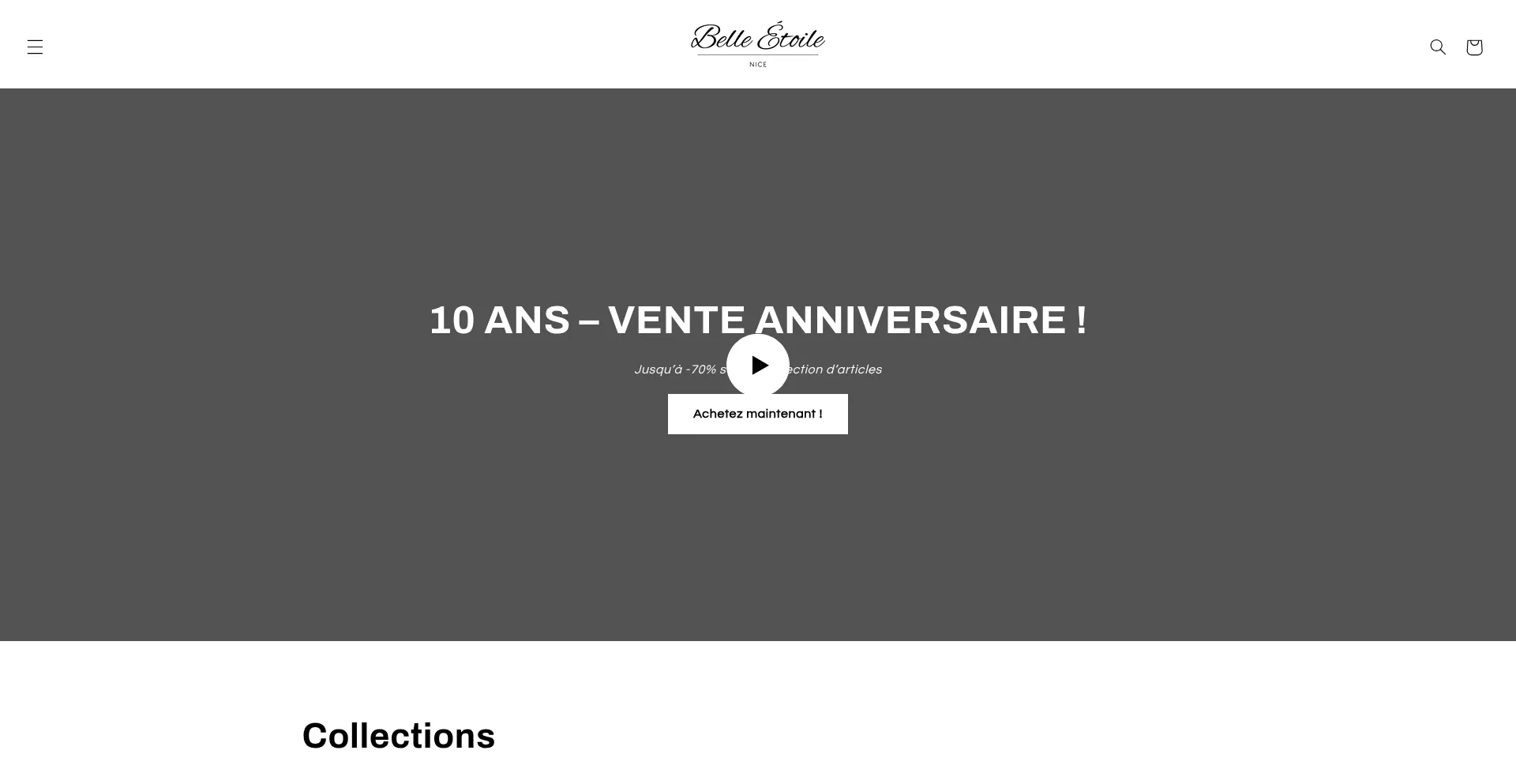 Belleetoilenice.fr Screenshot