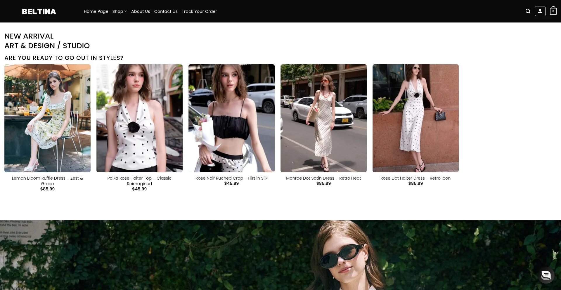 Beltina.com Screenshot