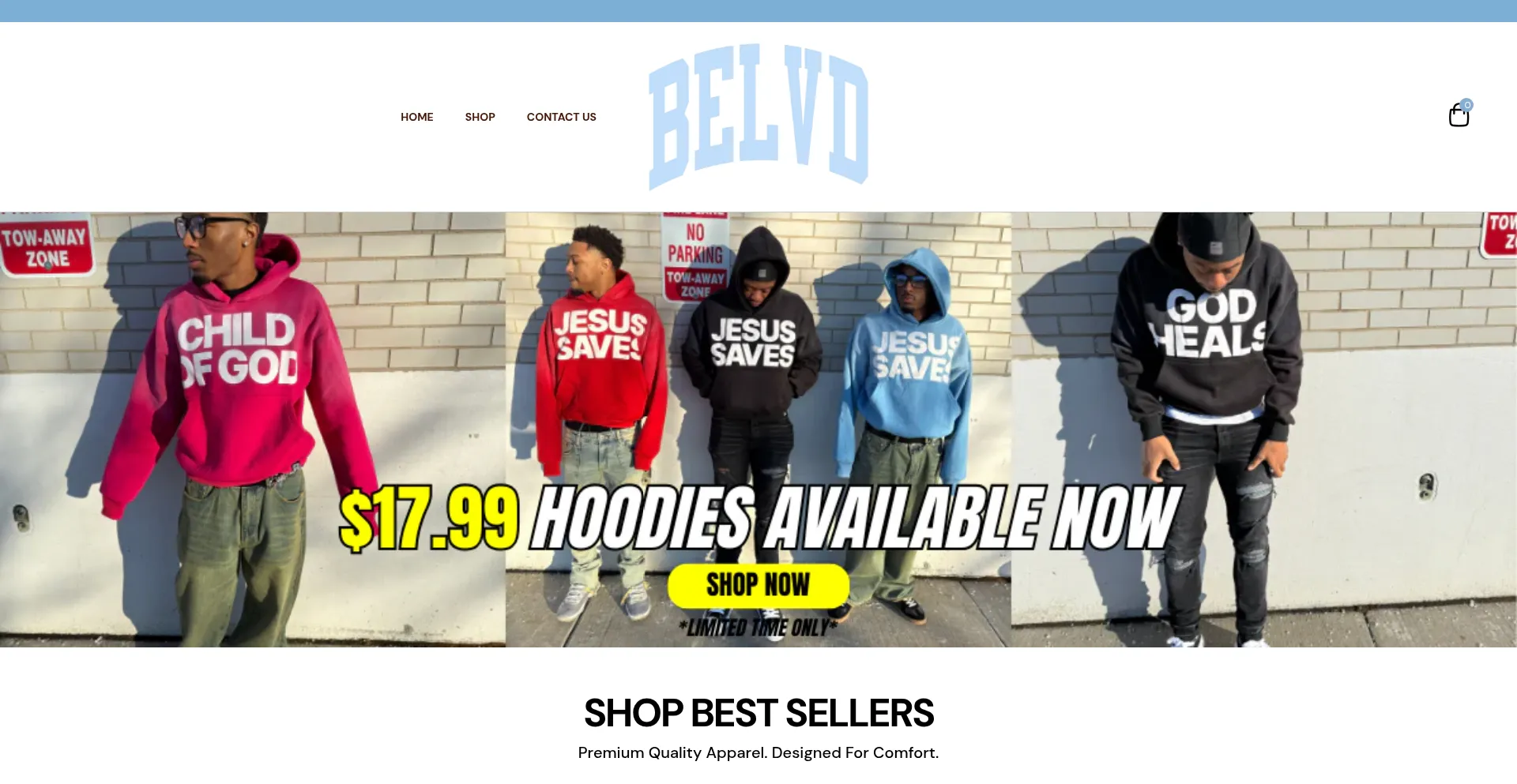 Website screenshot of Belvdfaith.com