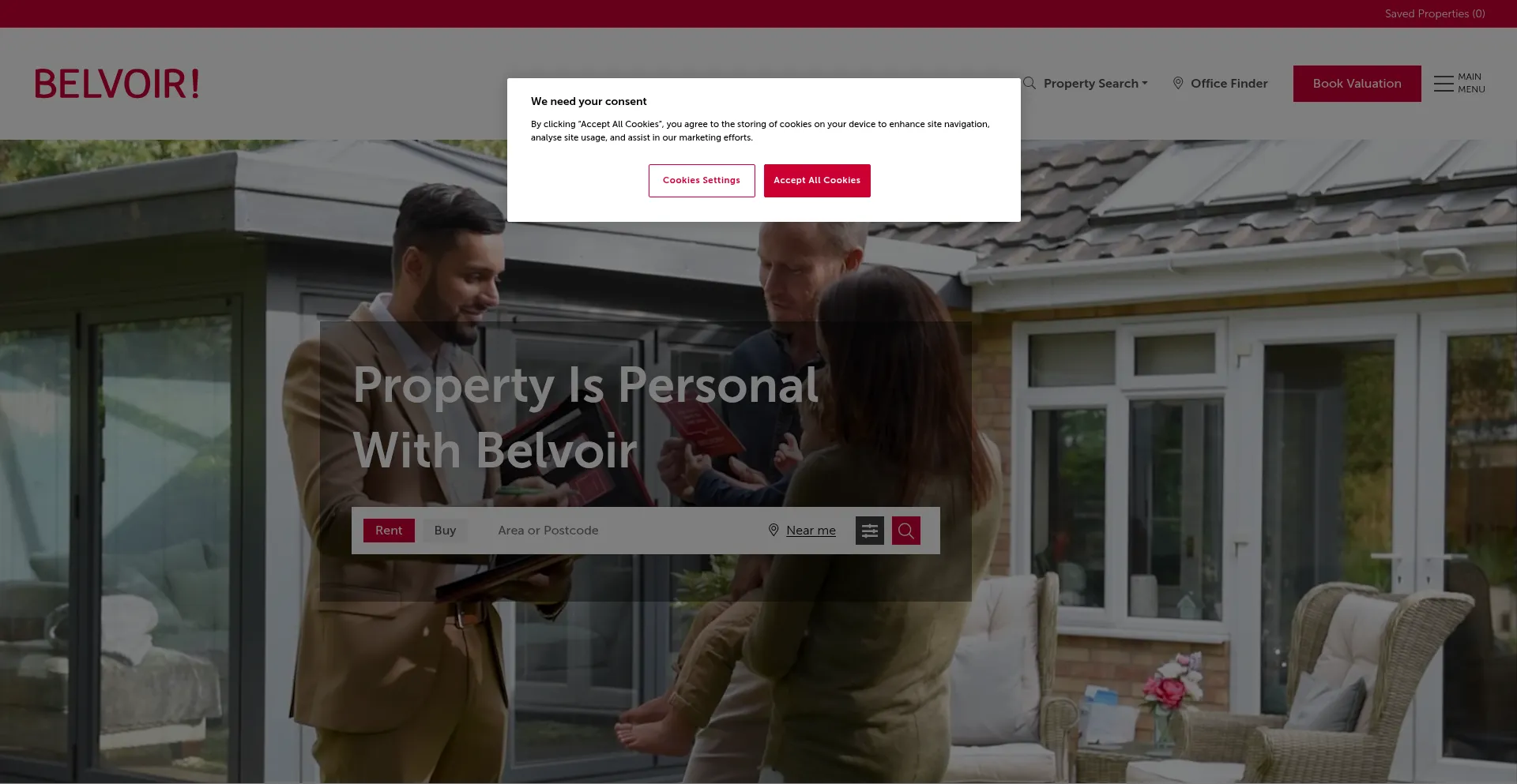 Belvoir.co.uk Screenshot