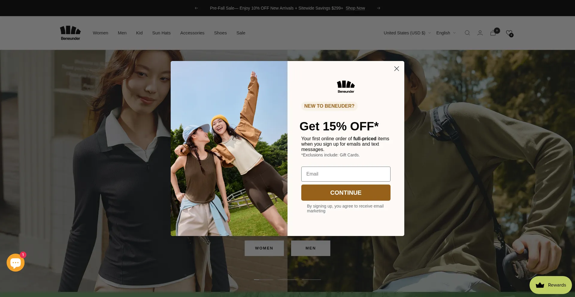 Beneunder.com Screenshot