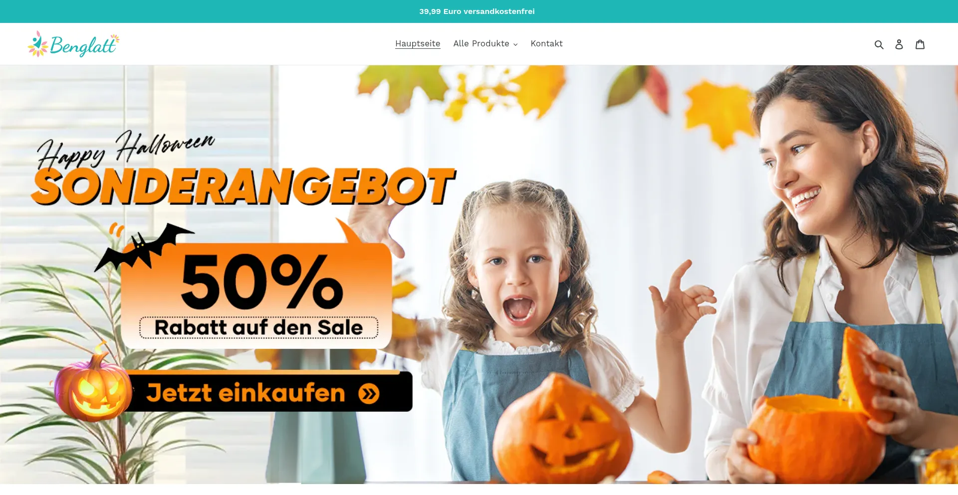 Website screenshot of Benglatt.de