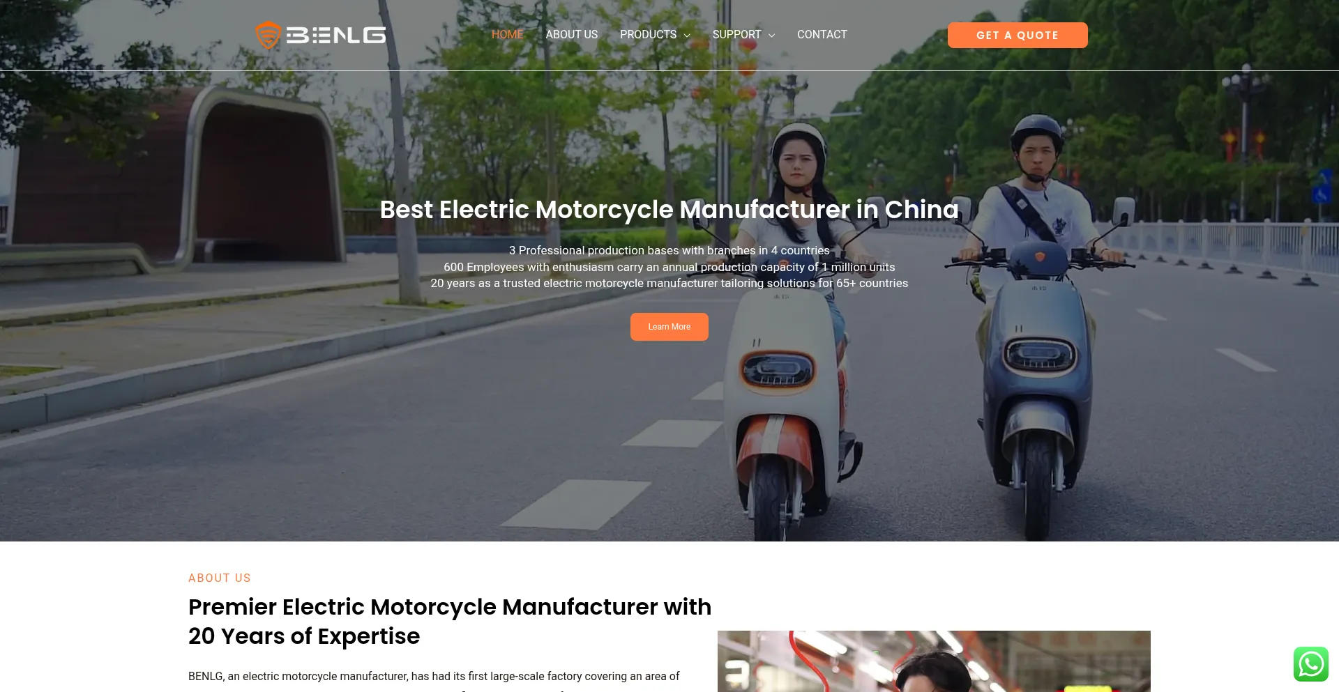 Benlg.com Screenshot