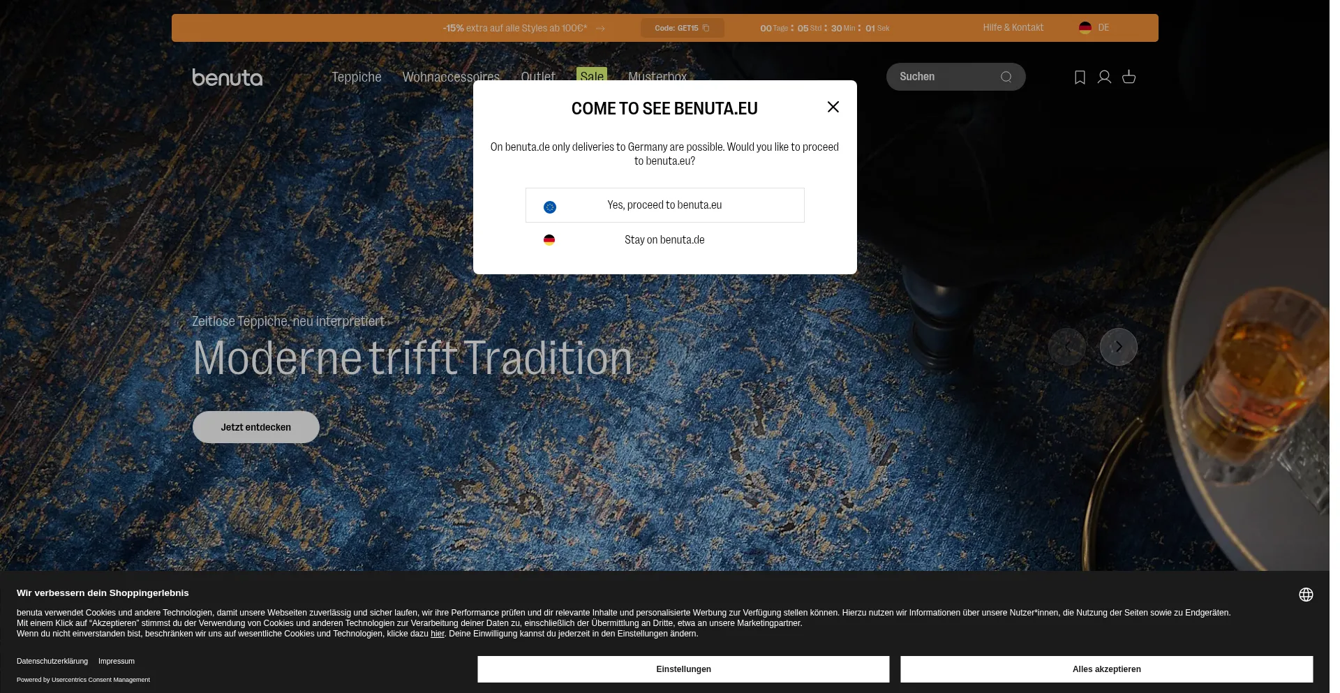 Benuta.de Screenshot