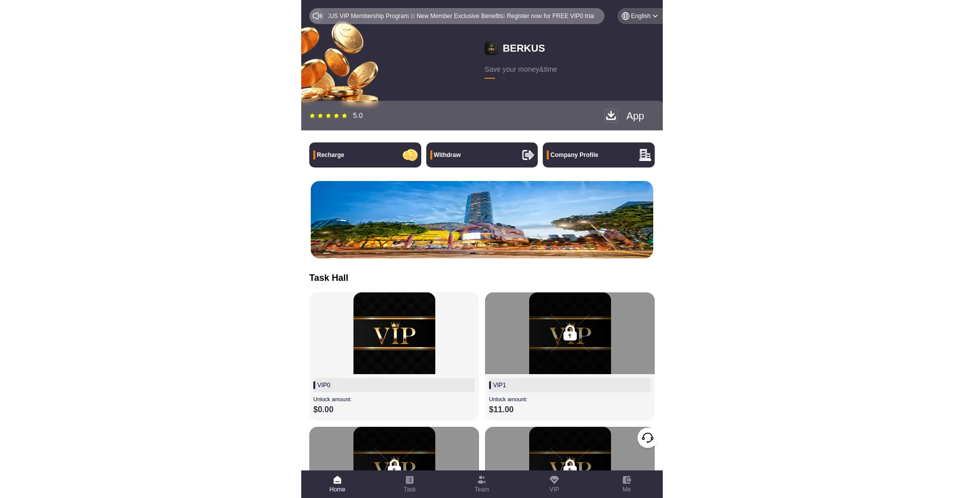 Website screenshot of Berkus.xyz