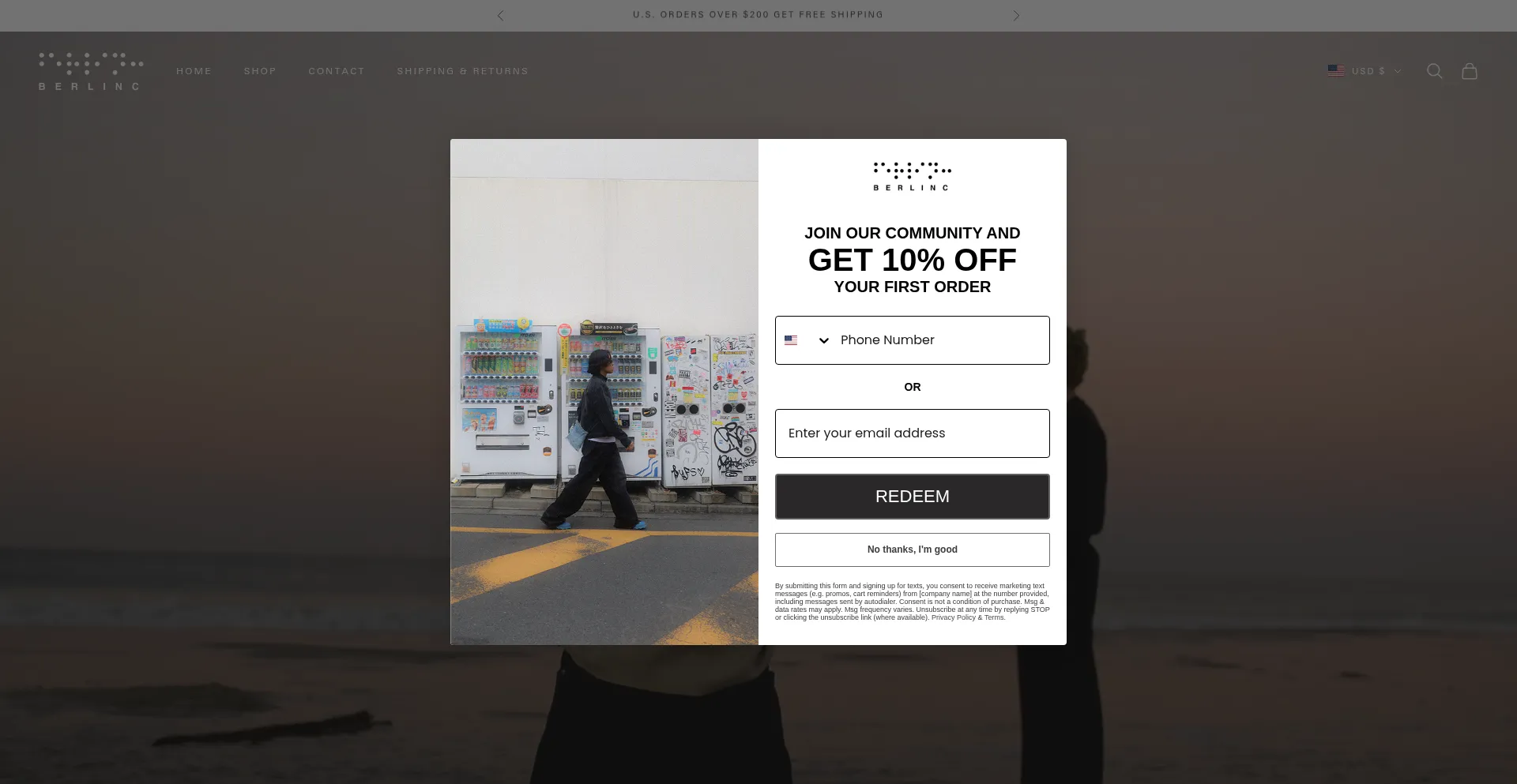 Website screenshot of Berlinc.co