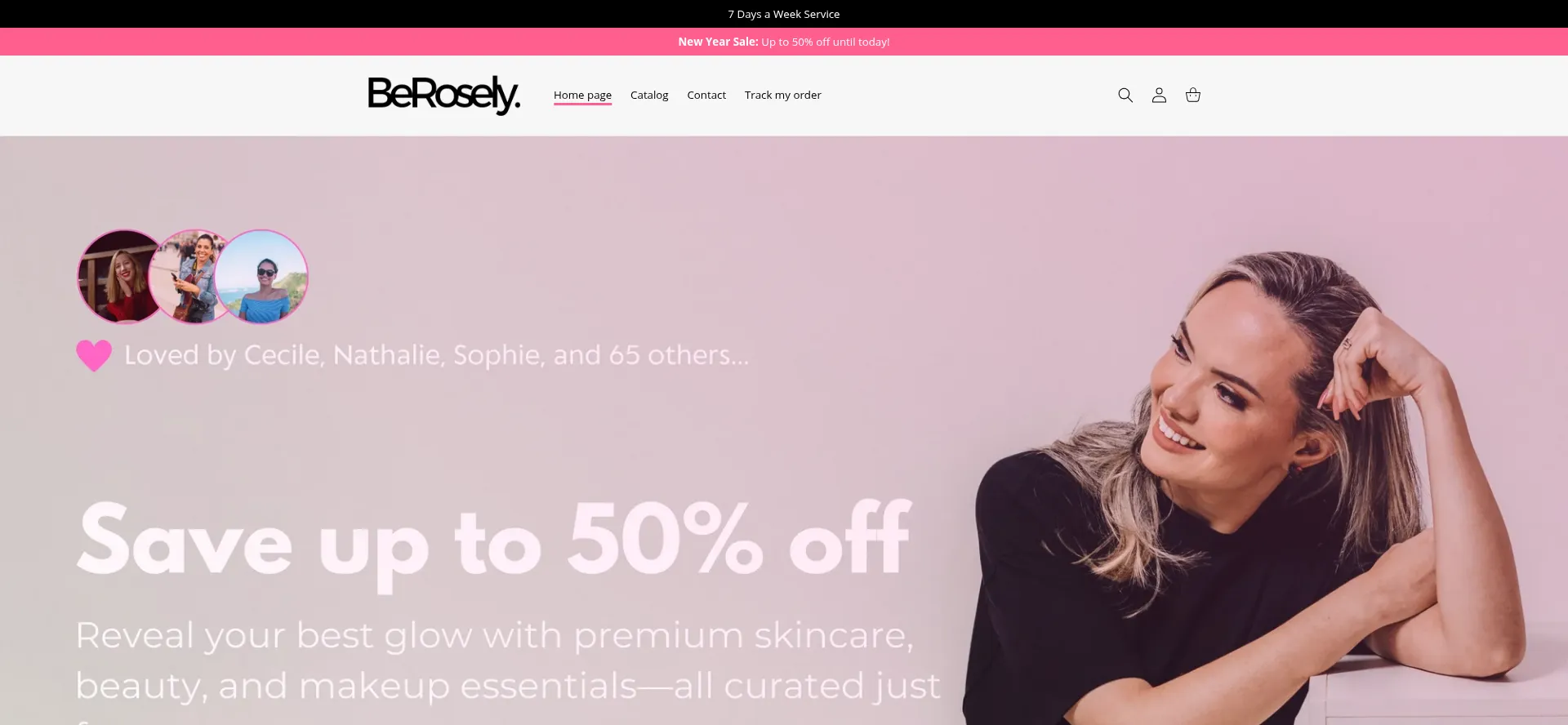 Website screenshot of Berosely.com