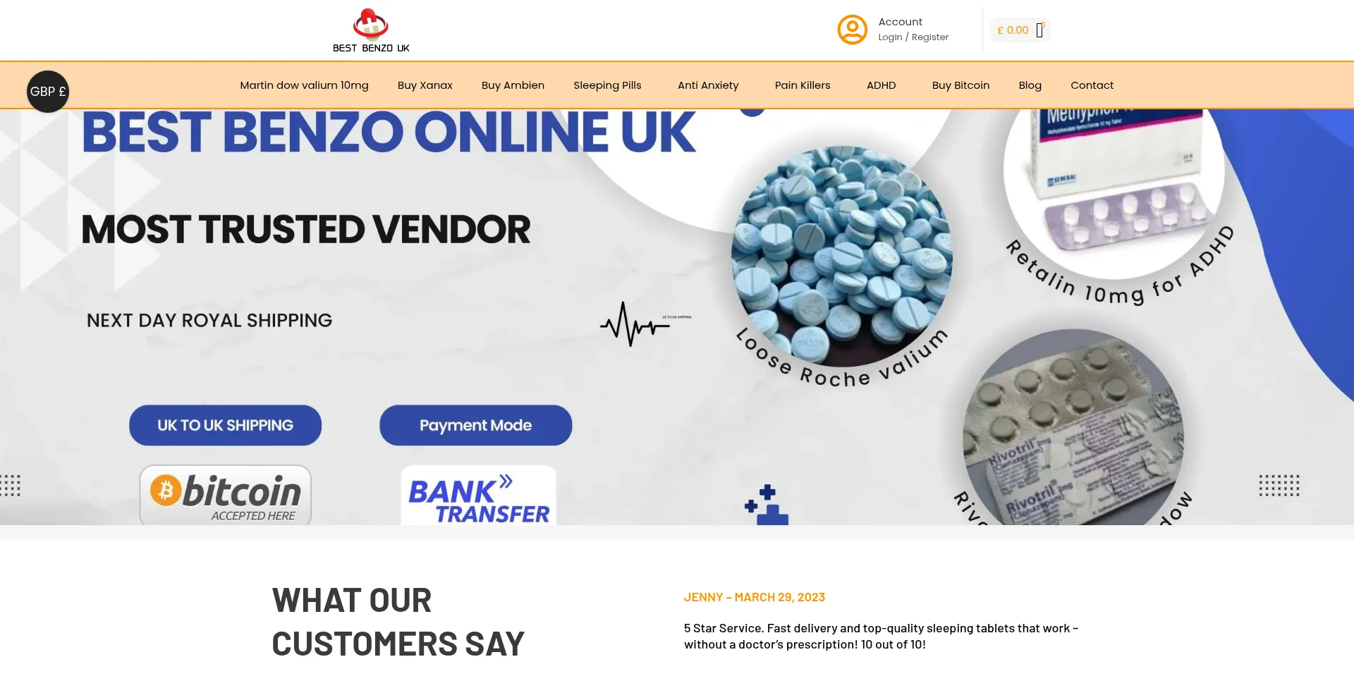Website screenshot of Bestbenzouk.com