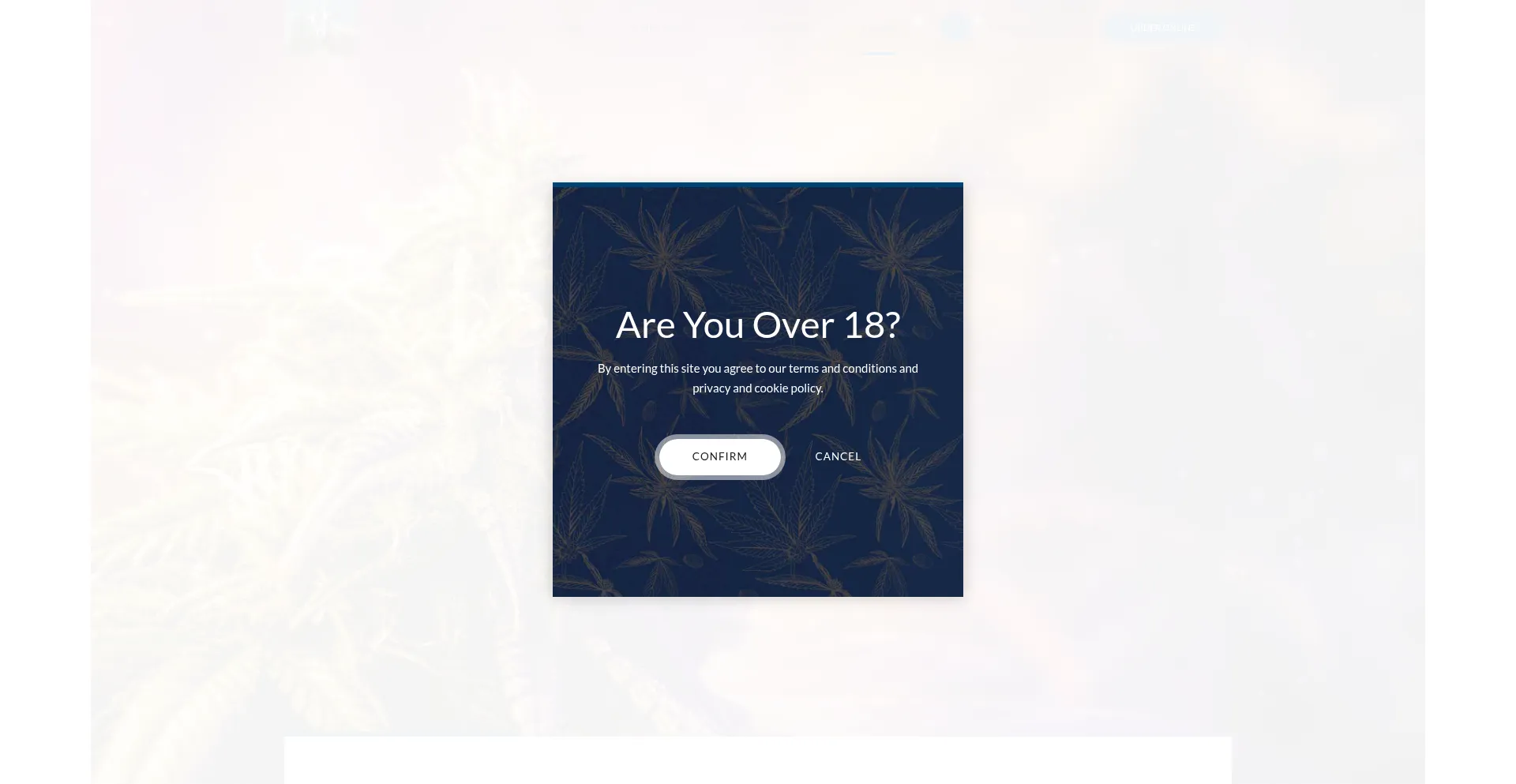 Website screenshot of Bestcoastbuds.com