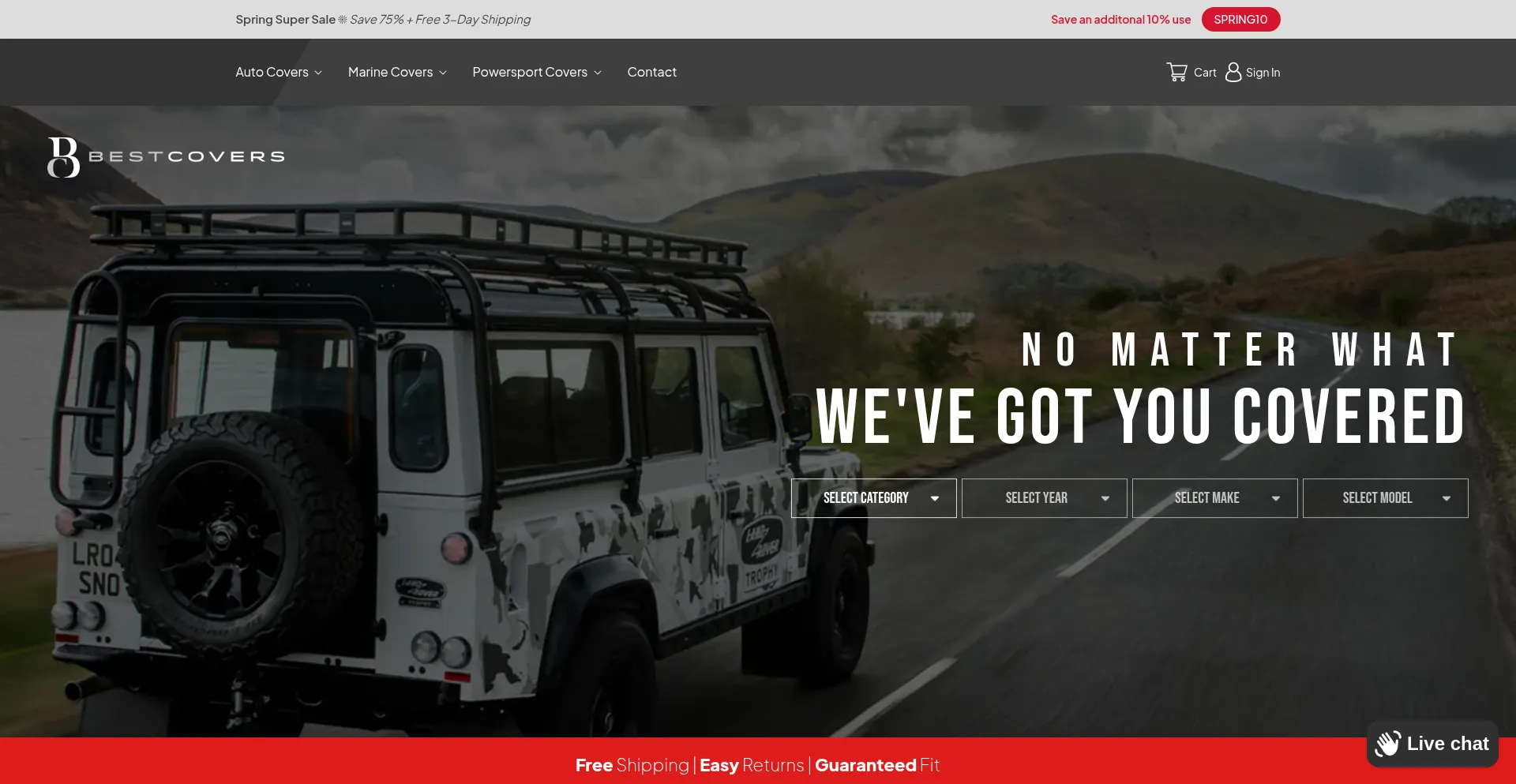 Bestcovers.com Screenshot