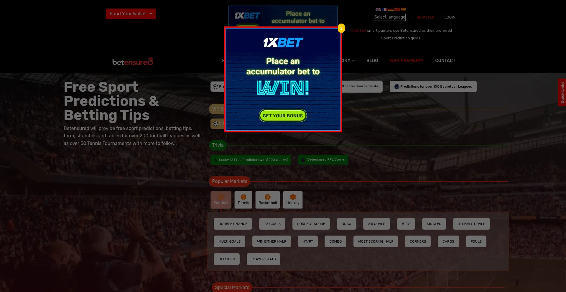 Betensured.com Screenshot