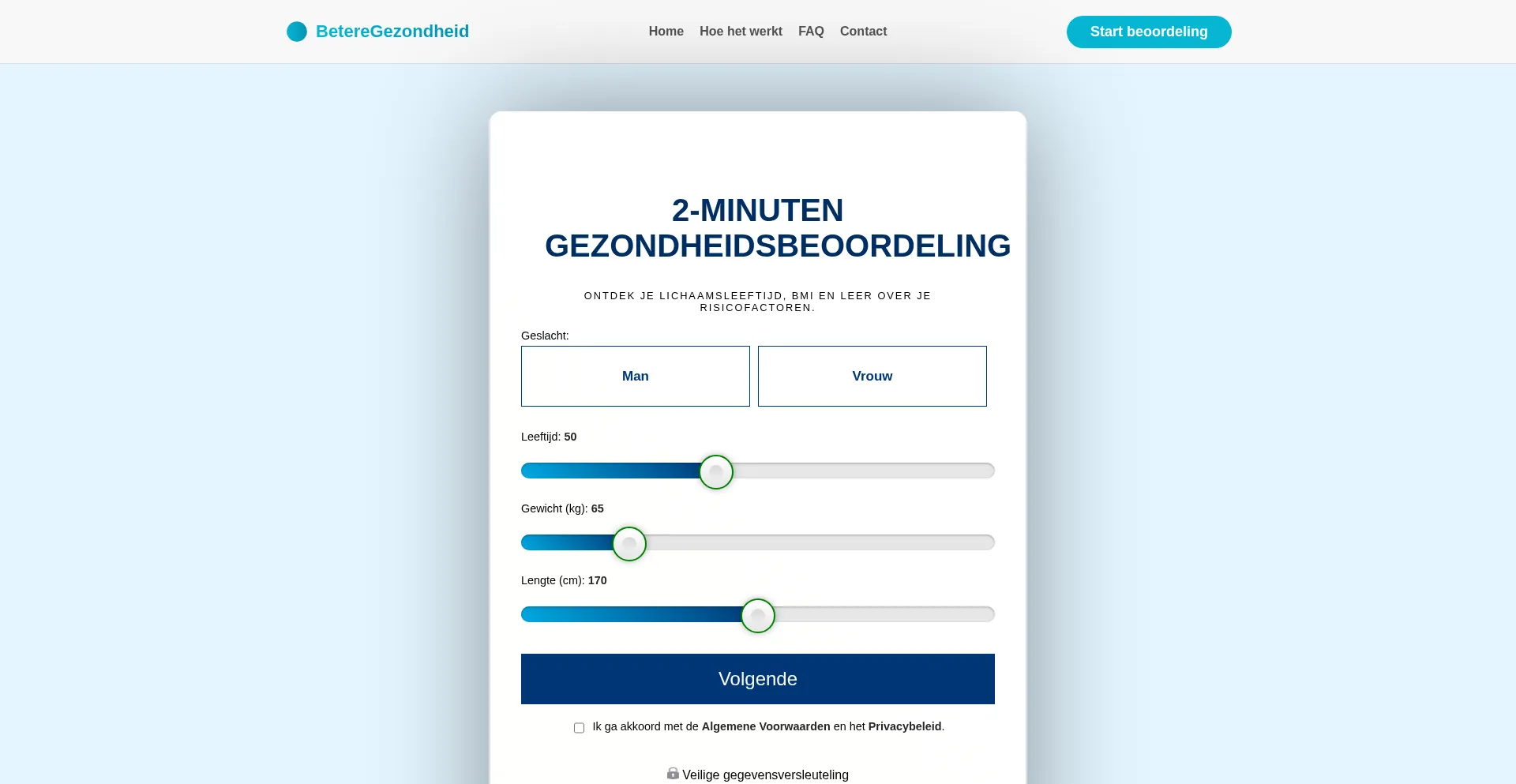 Betere-gezondheid.com Screenshot