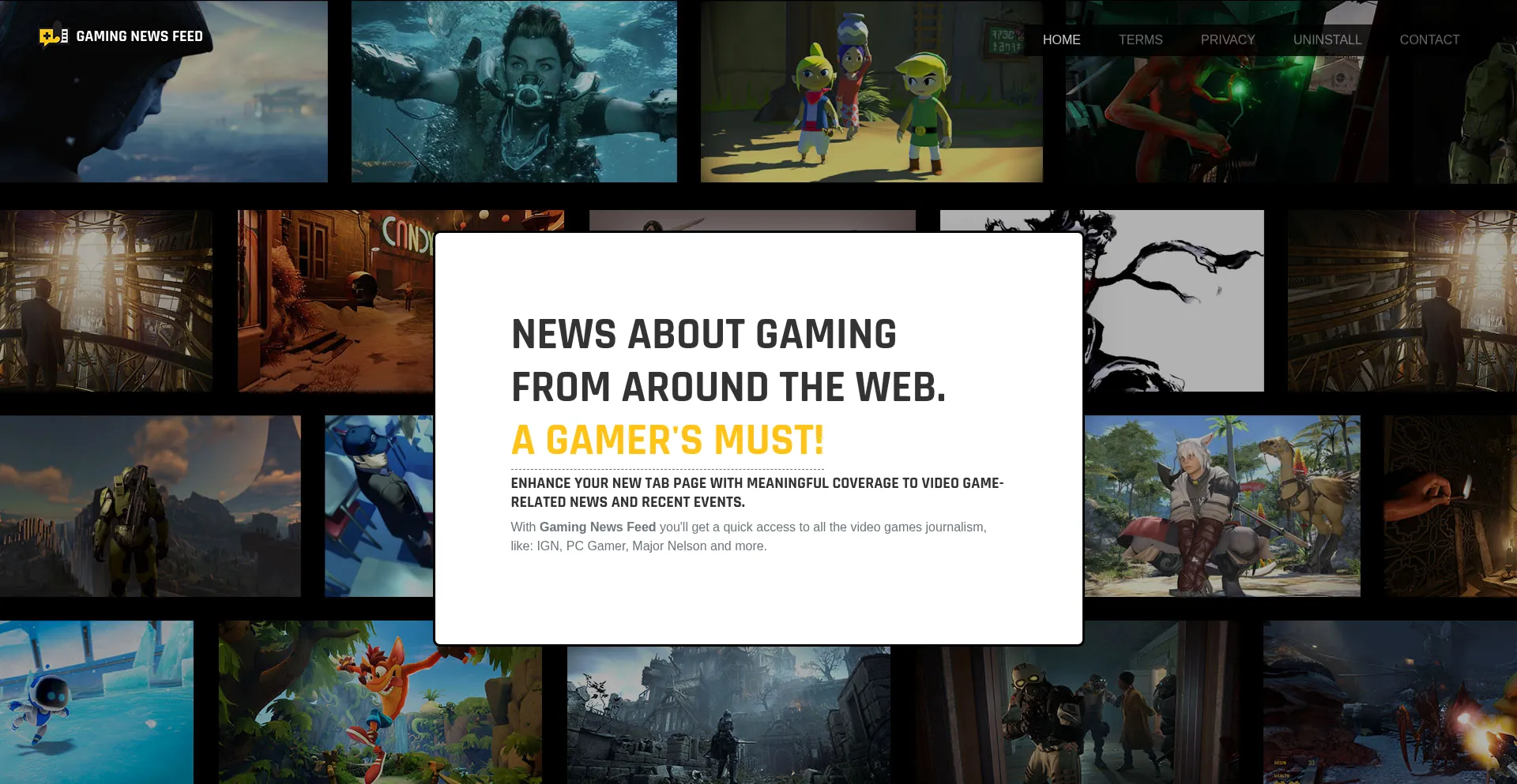 Website screenshot of Bethegamepro.com