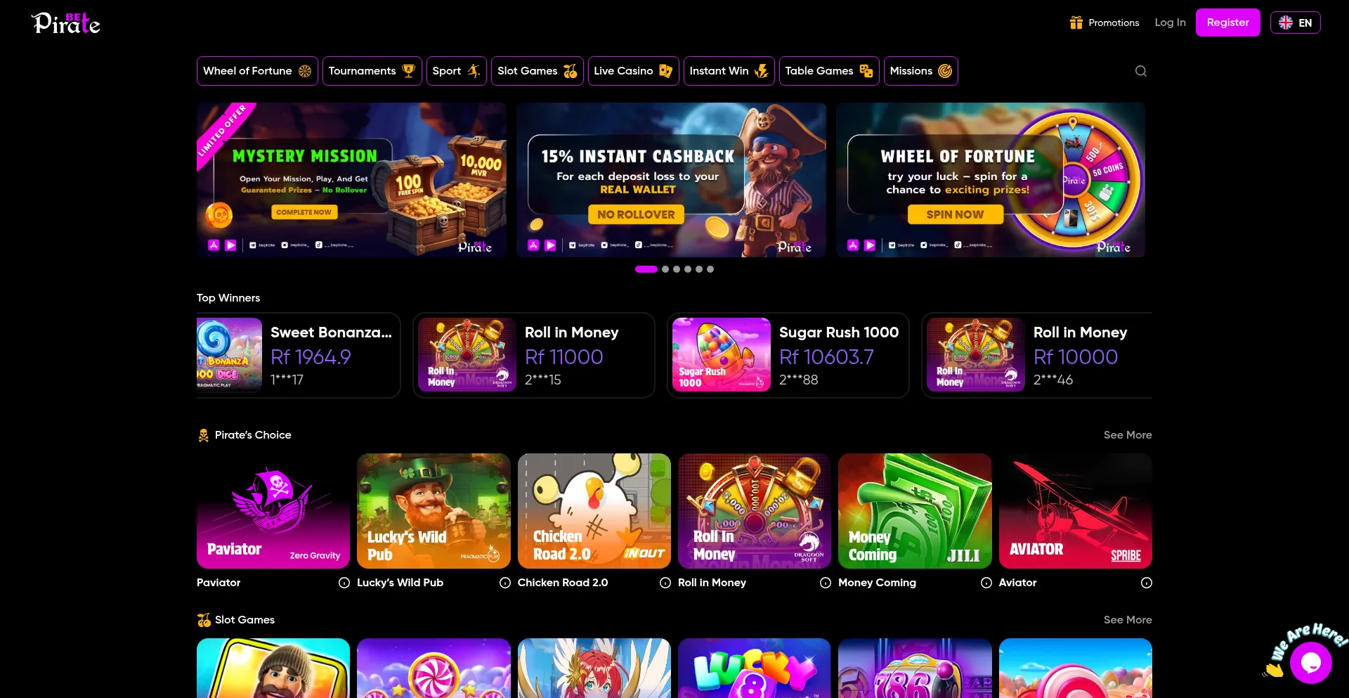 Betpirat.com Screenshot