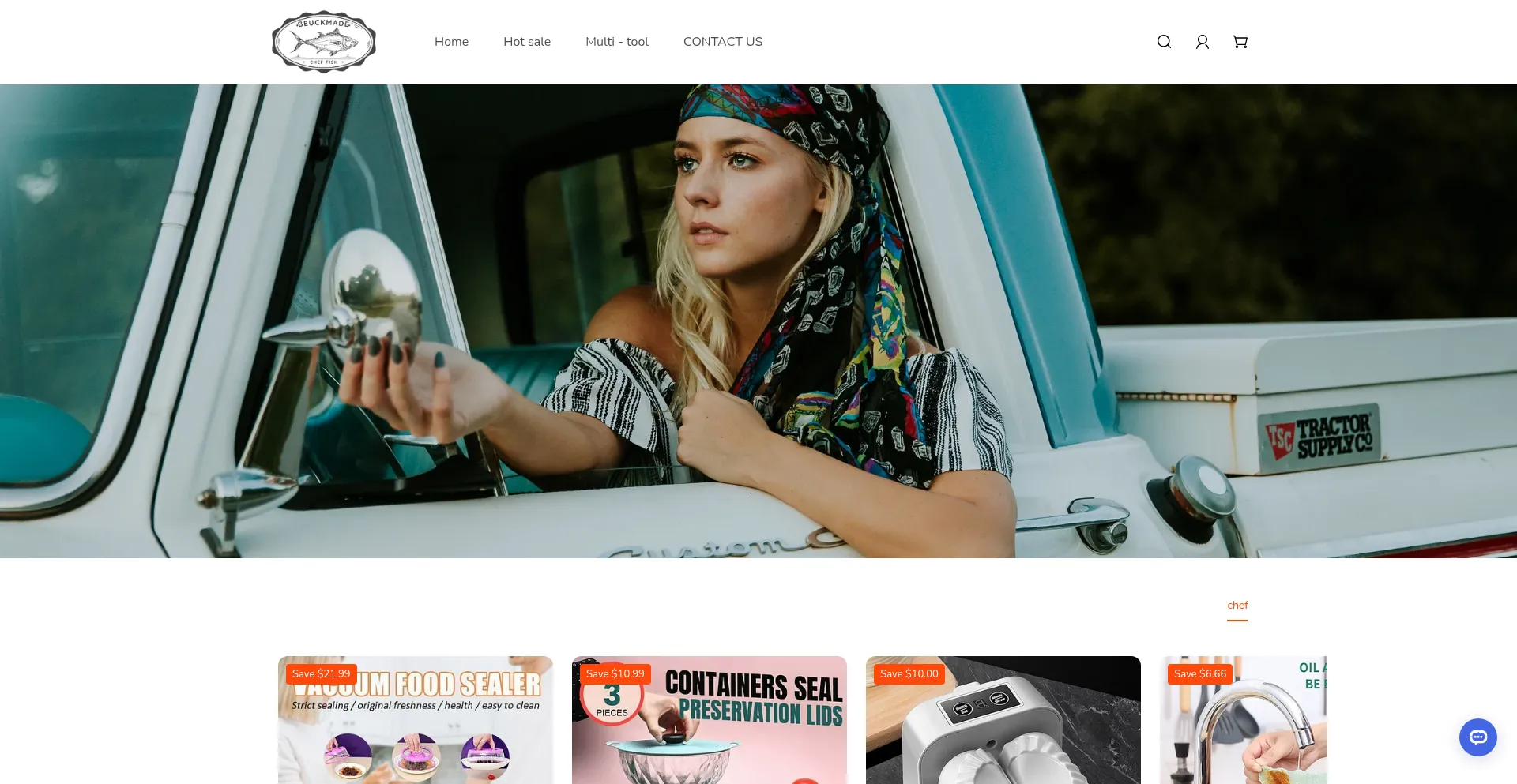 Website screenshot of Beuckmade.com