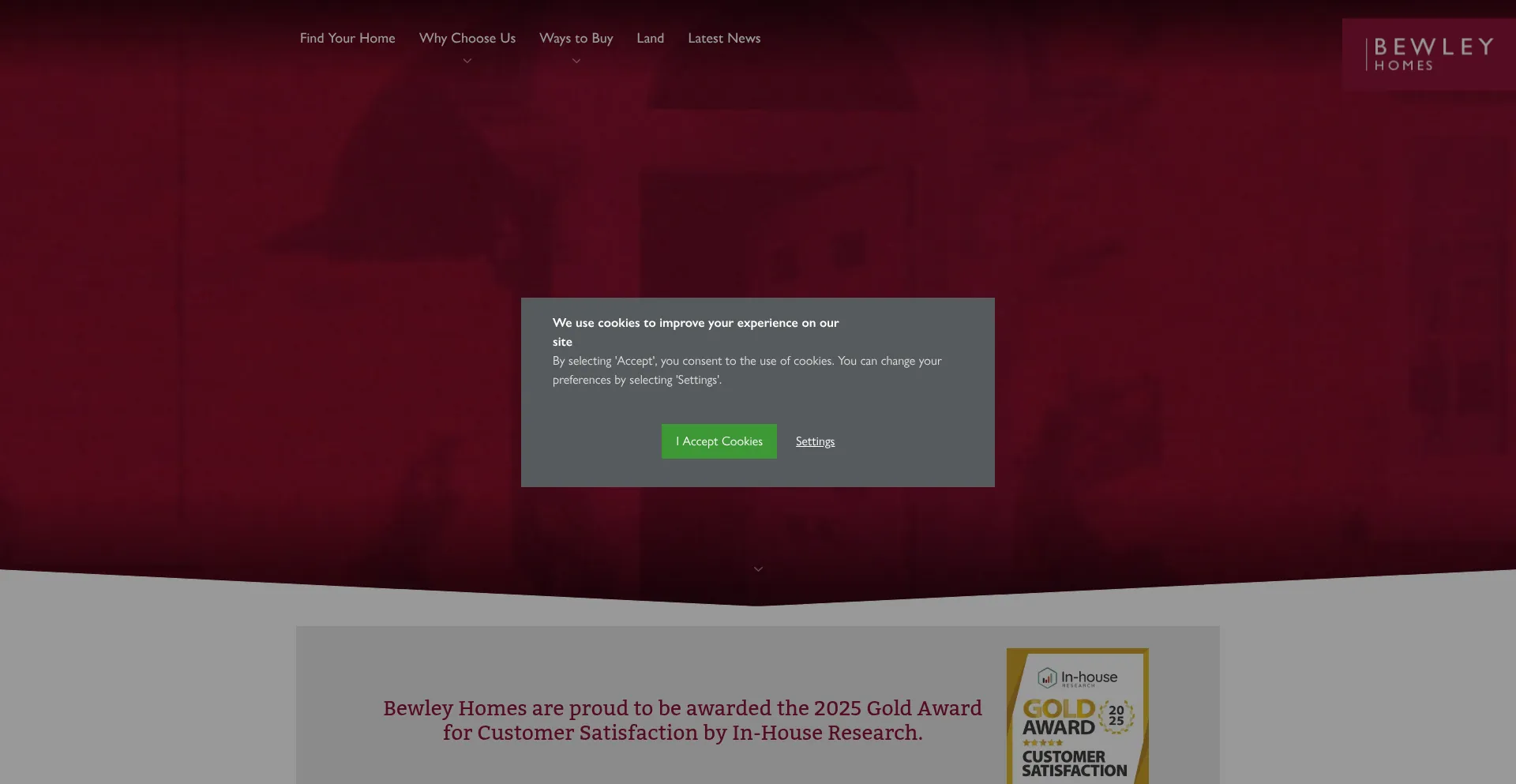 Bewley.co.uk Screenshot