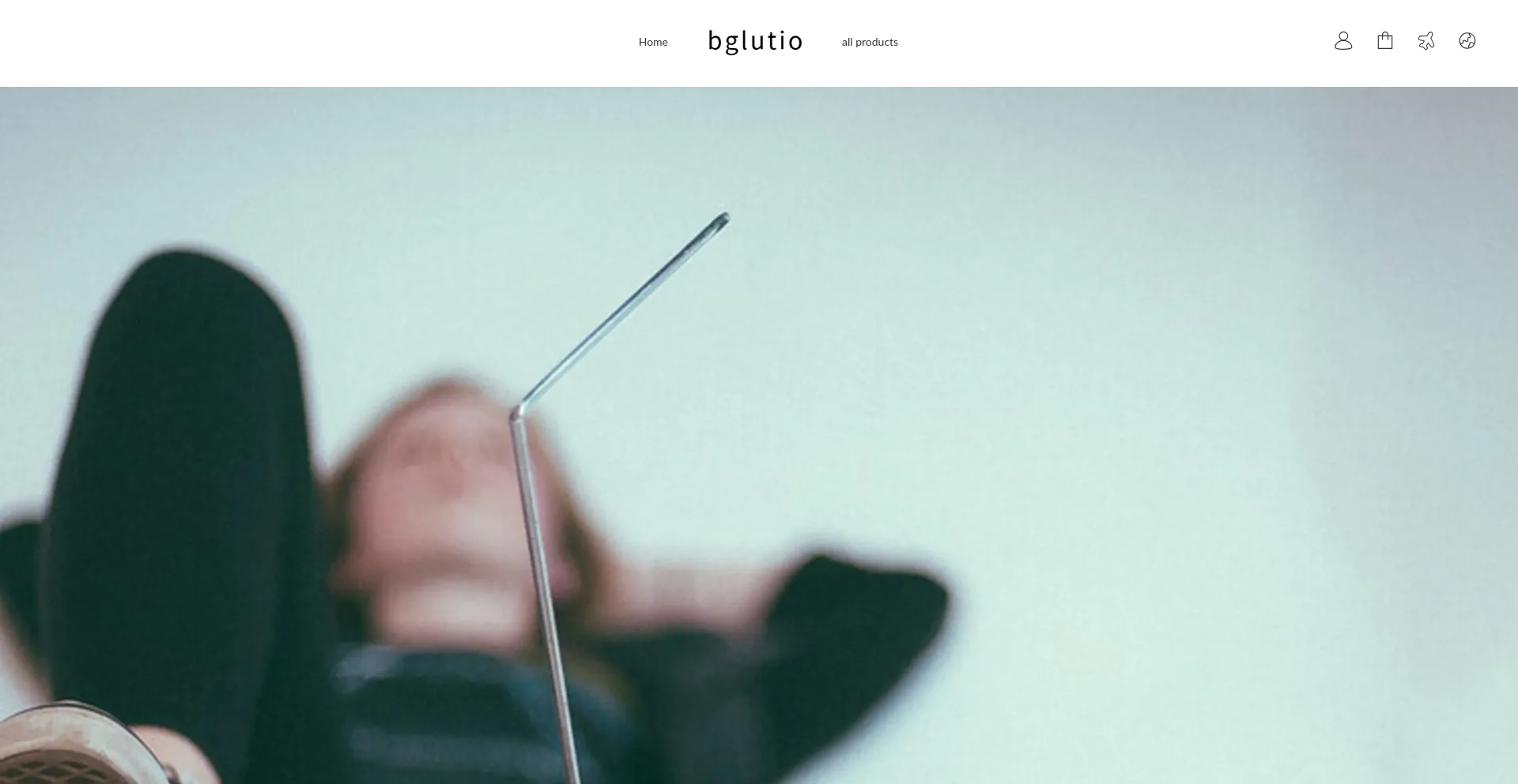 Website screenshot of Bglutio.com