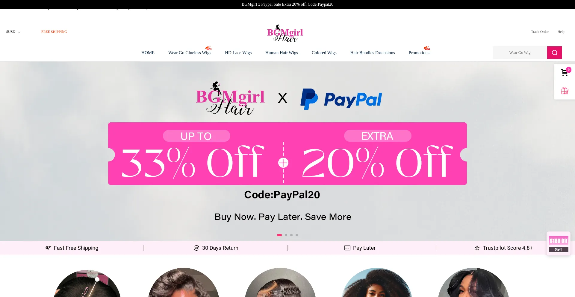 Website screenshot of Bgmgirl.com