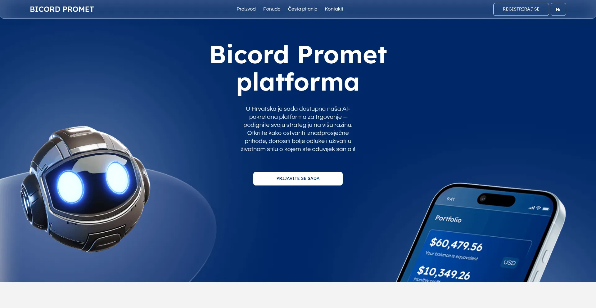 Bicord-promet.com Screenshot