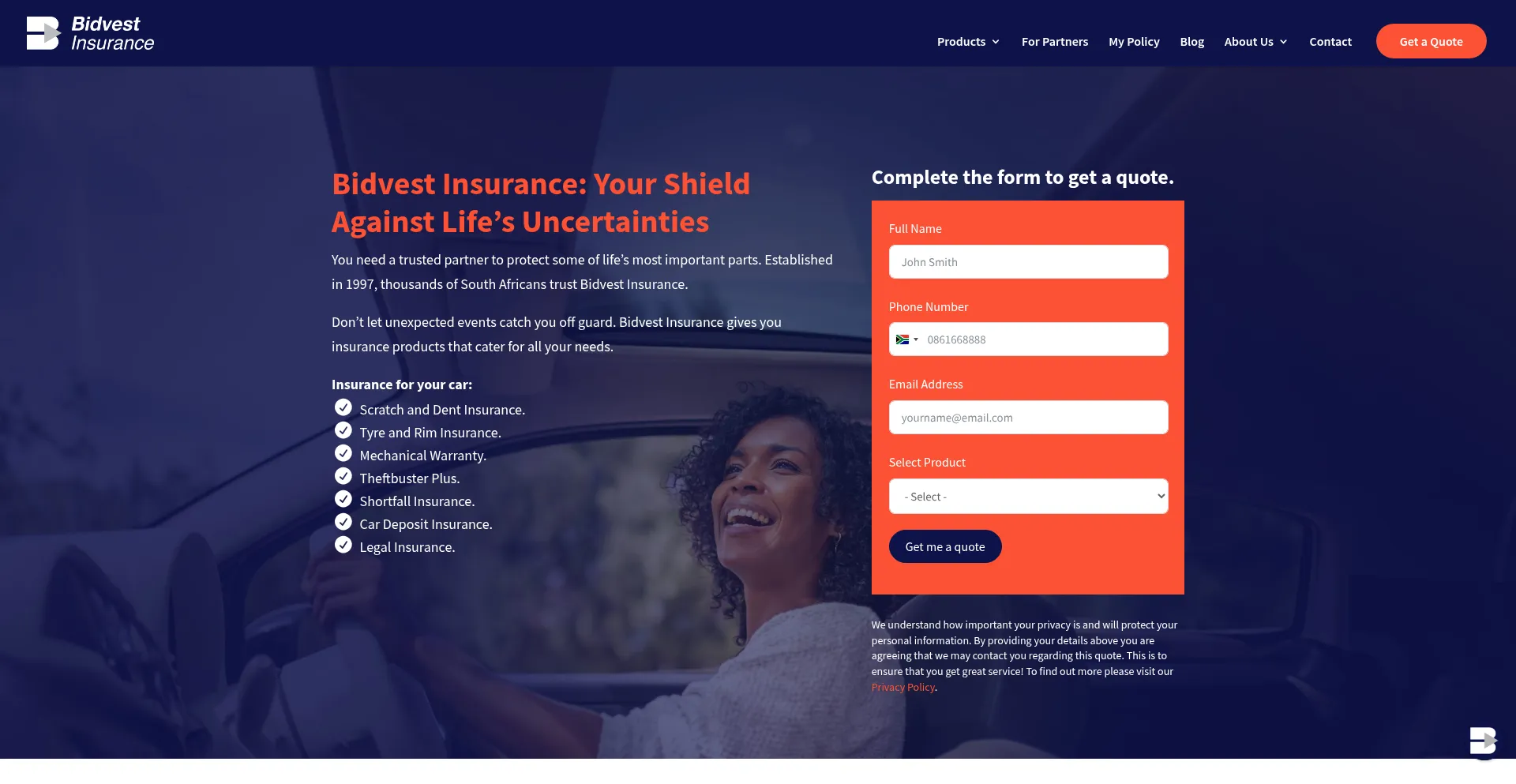 Bidvestinsurance.co.za