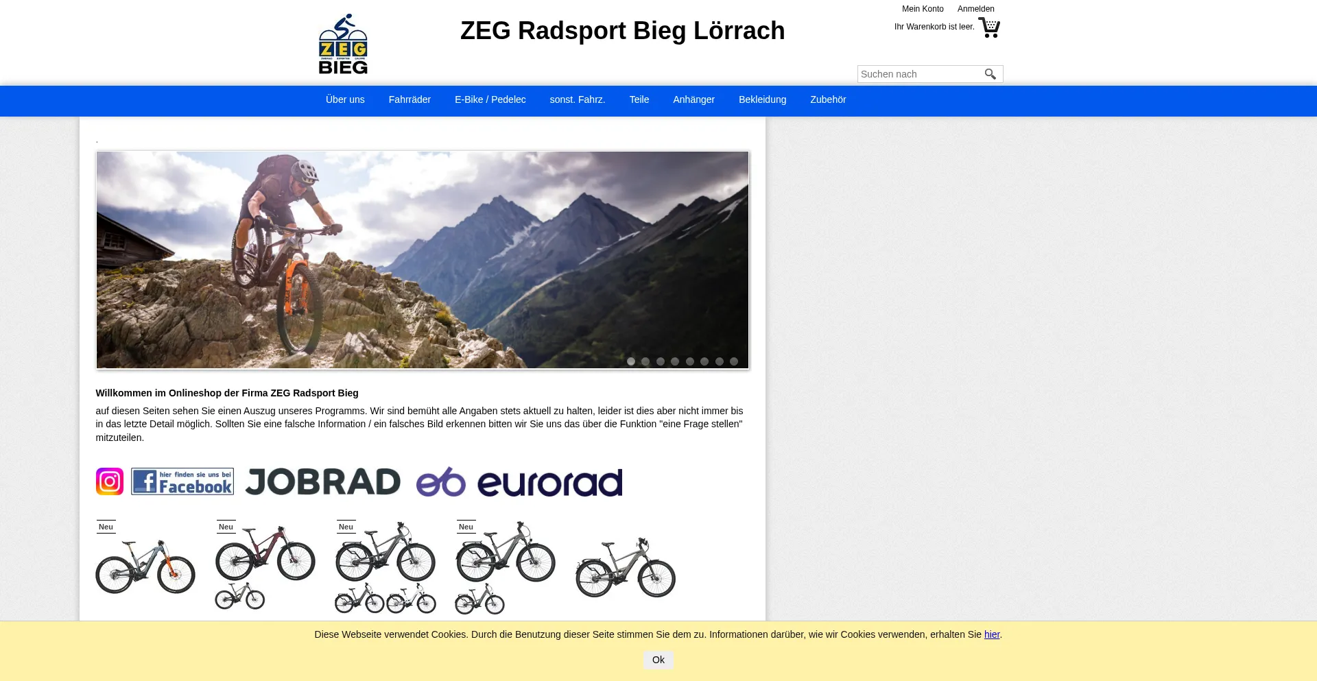 Bieg.com Screenshot