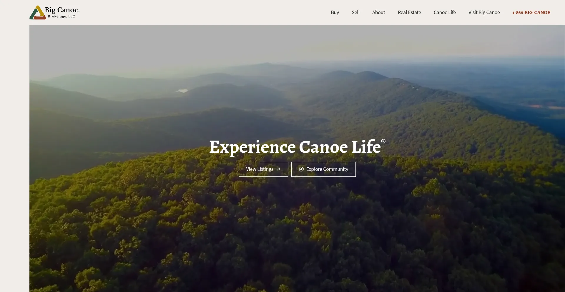 Bigcanoe.com Screenshot