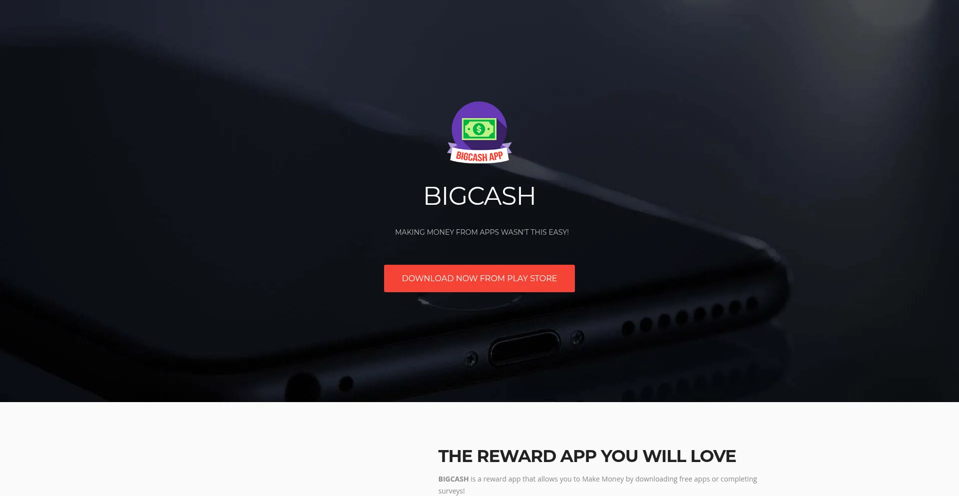 Bigcashapp.com Screenshot