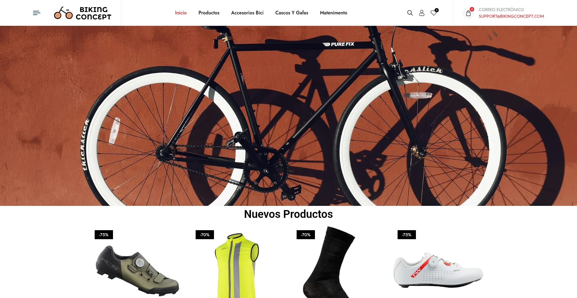 Bikingconcept.com Screenshot