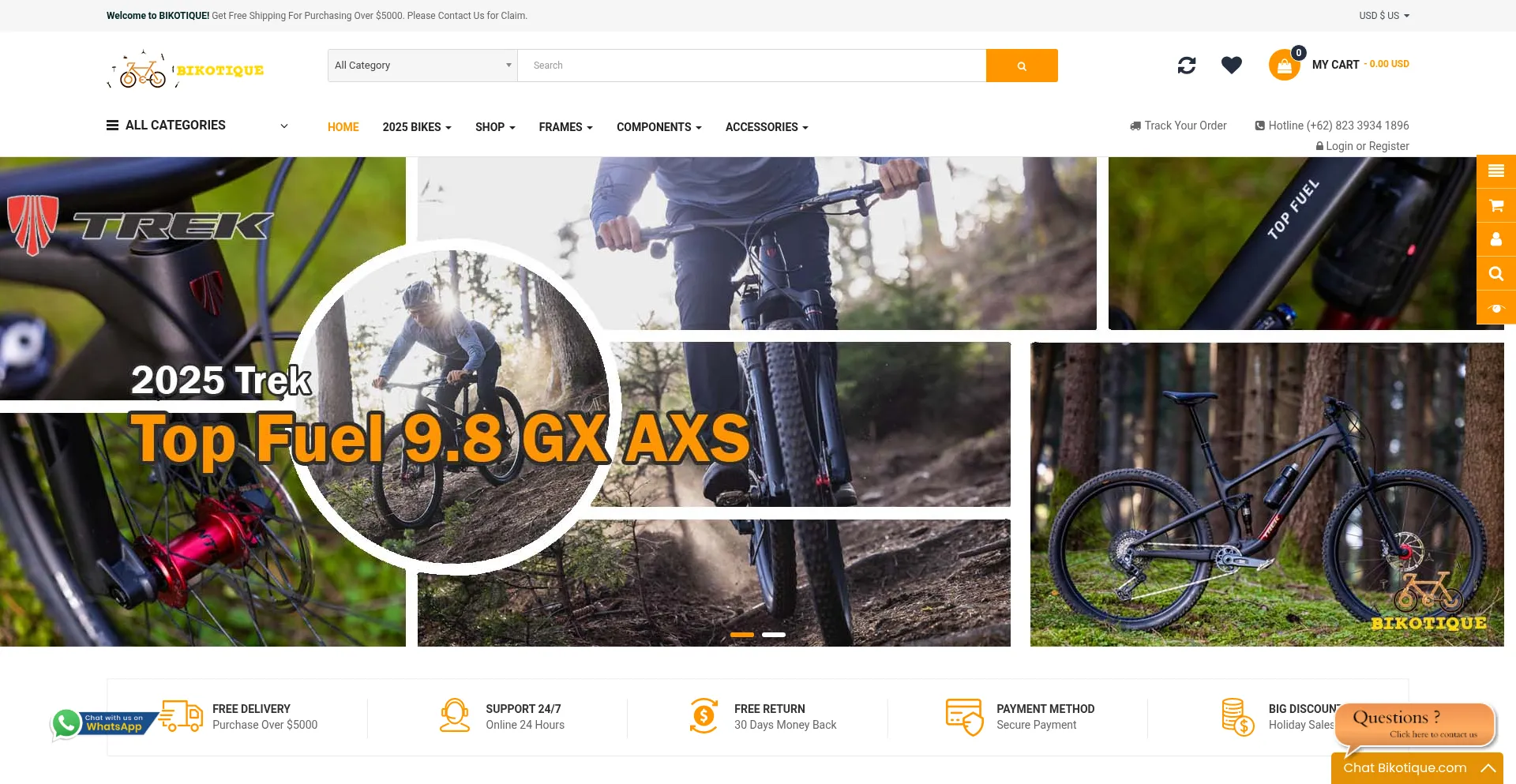 Bikotique.com Screenshot