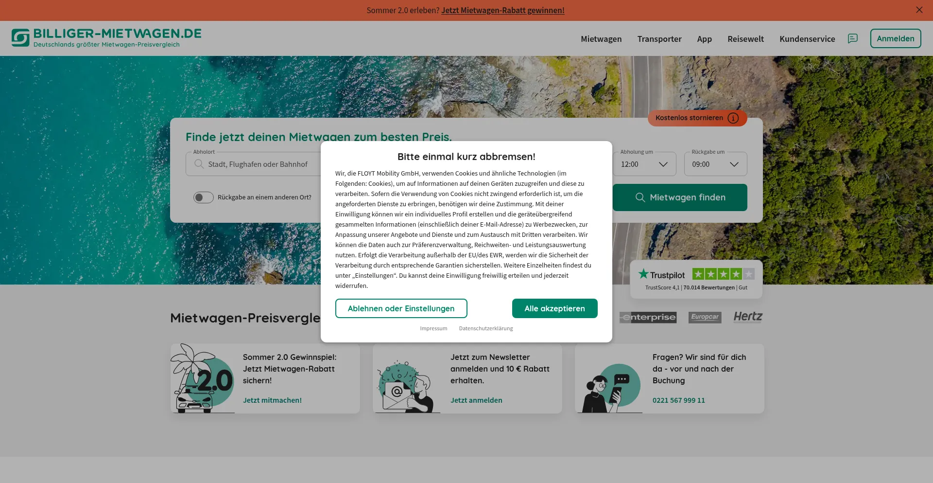 Is Billiger-mietwagen.de Safe?
