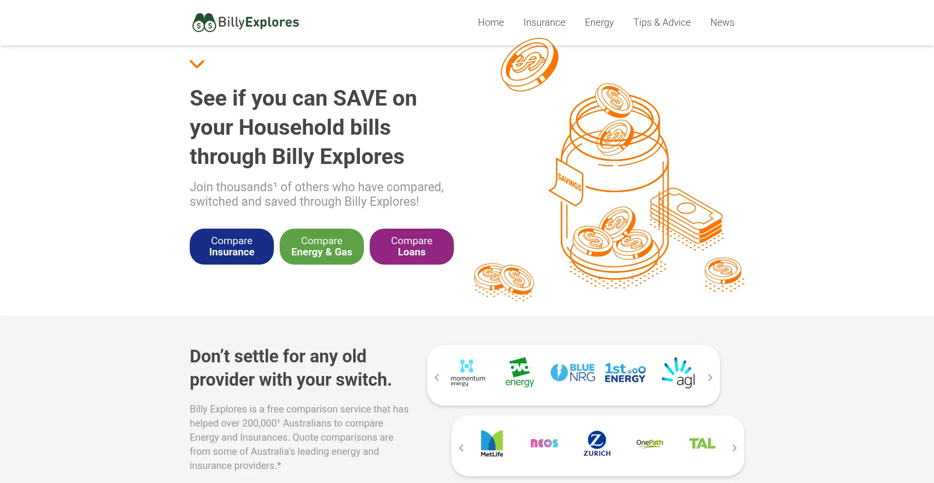 Billyexplores.com.au Screenshot