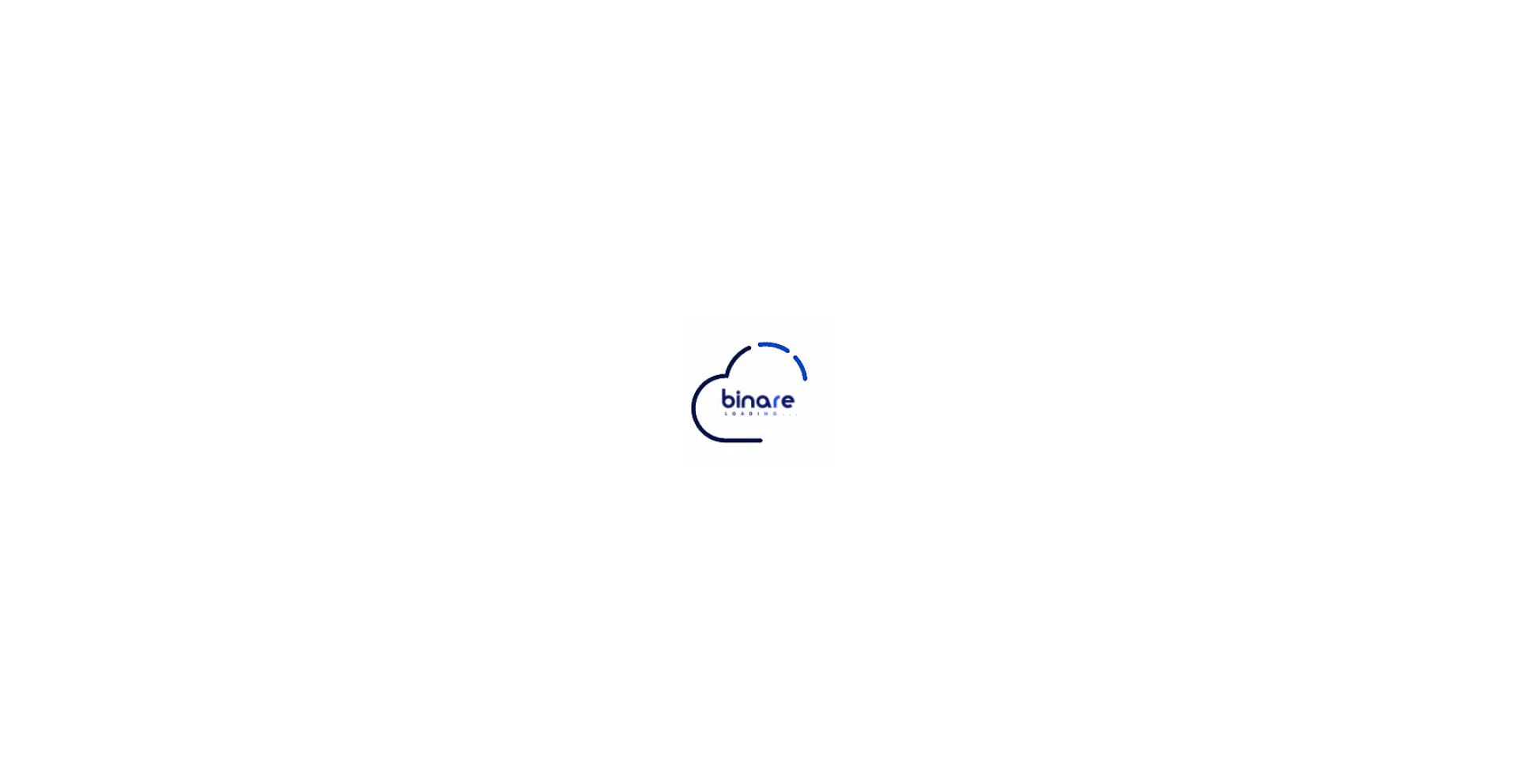 Website screenshot of Binare.net