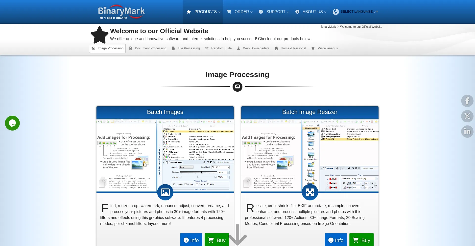 Binarymark.com Screenshot