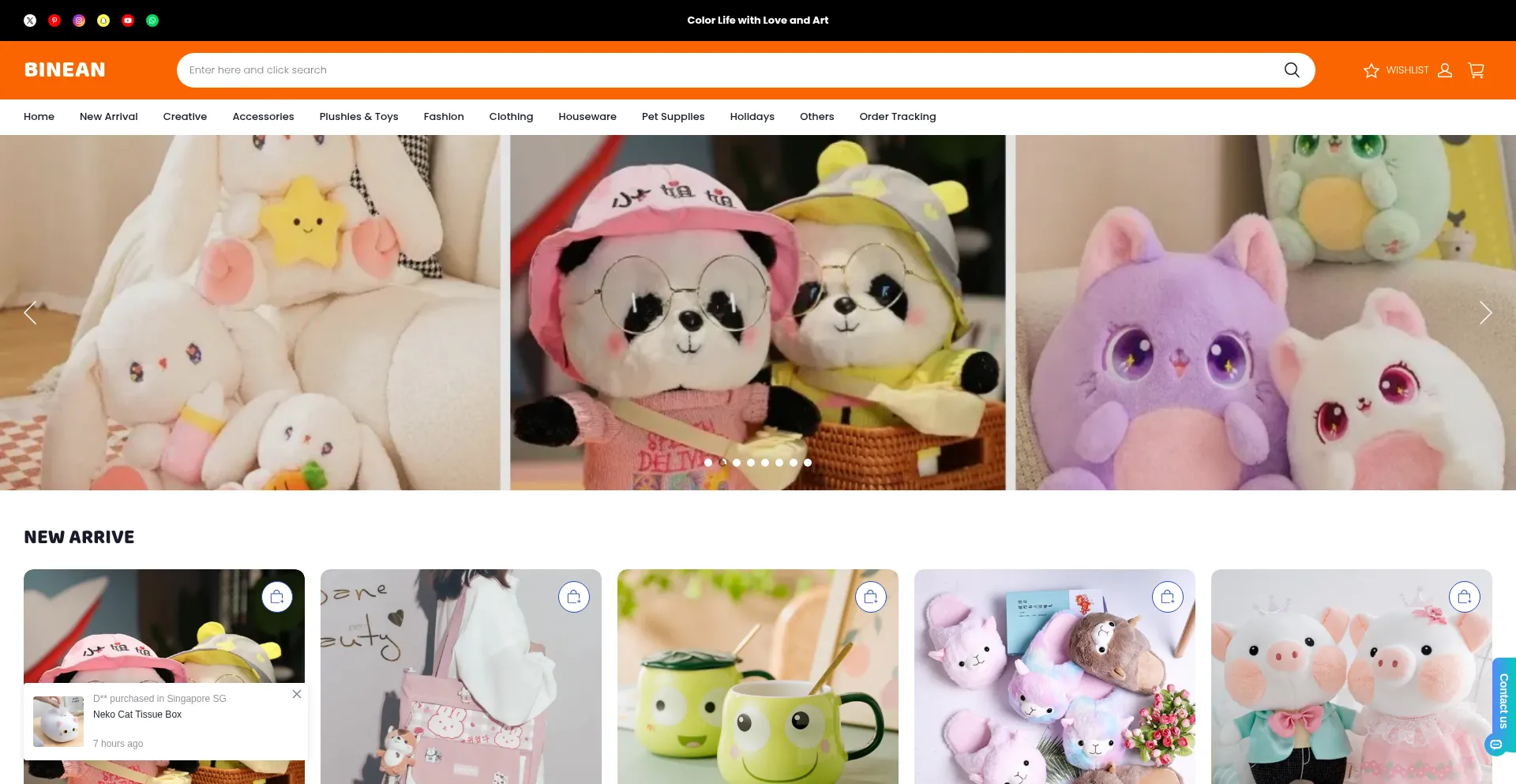 Binean8.com Screenshot