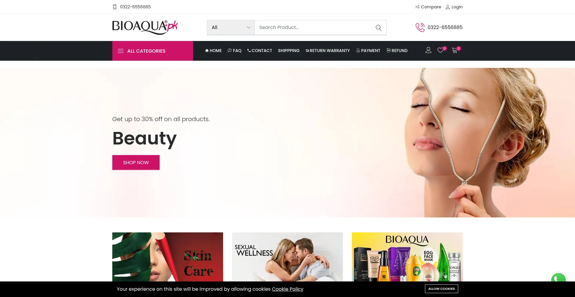 Bioaqua.pk Screenshot