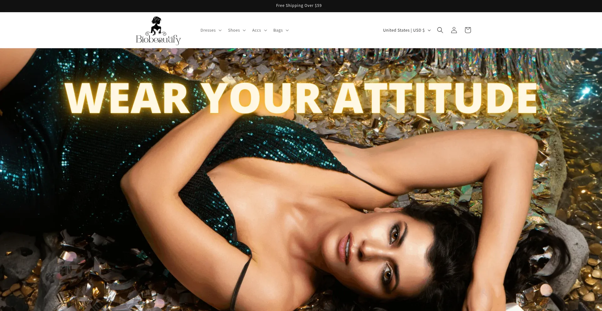Website screenshot of Biobeautify.com