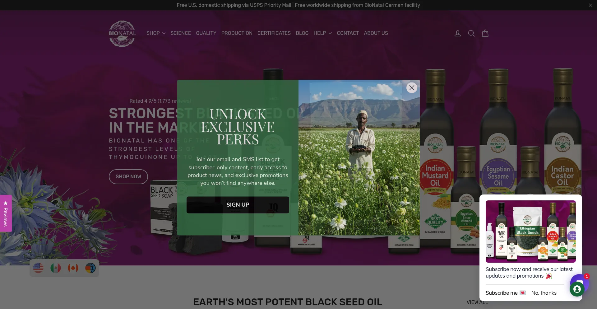 Bionatal.co Screenshot