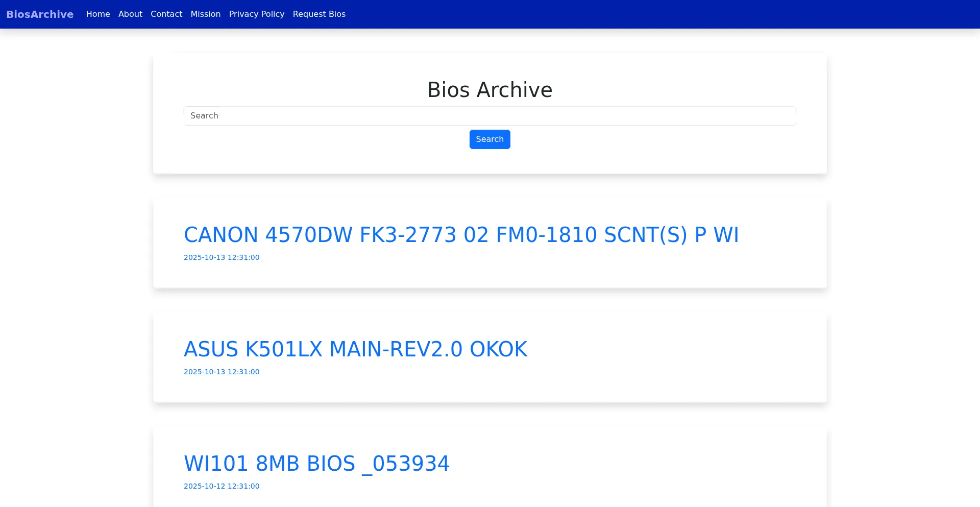 Biosarchive.com